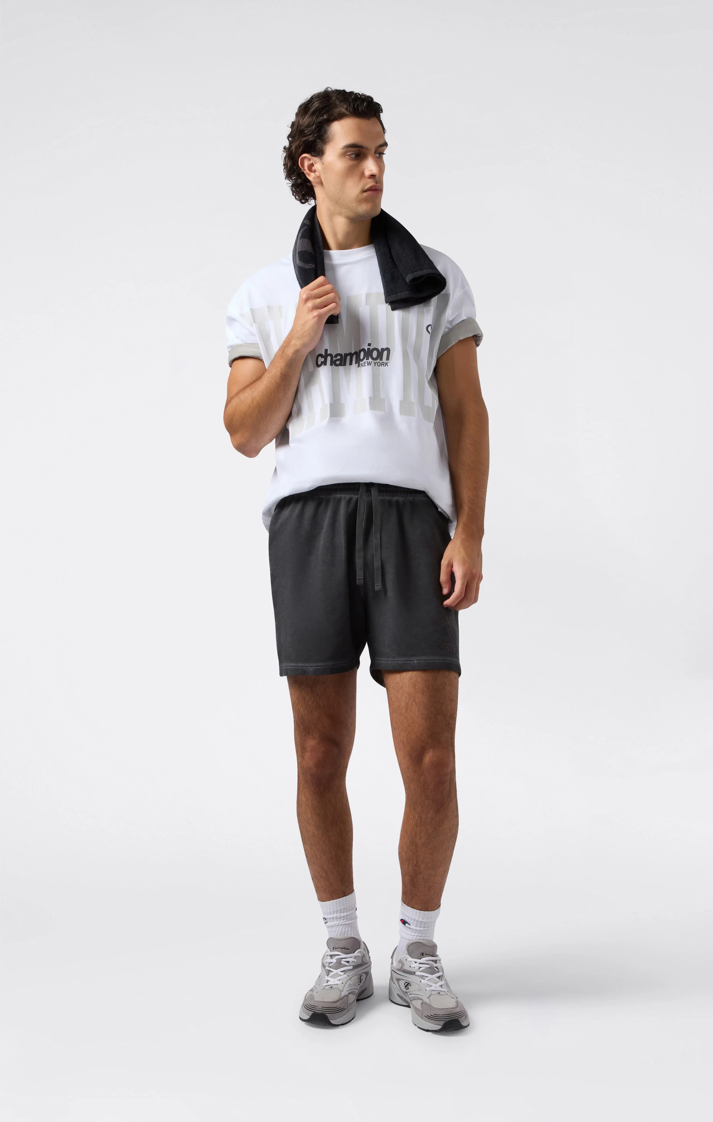 Men’s Washed Stretch Terry 5'' Shorts - Image 2