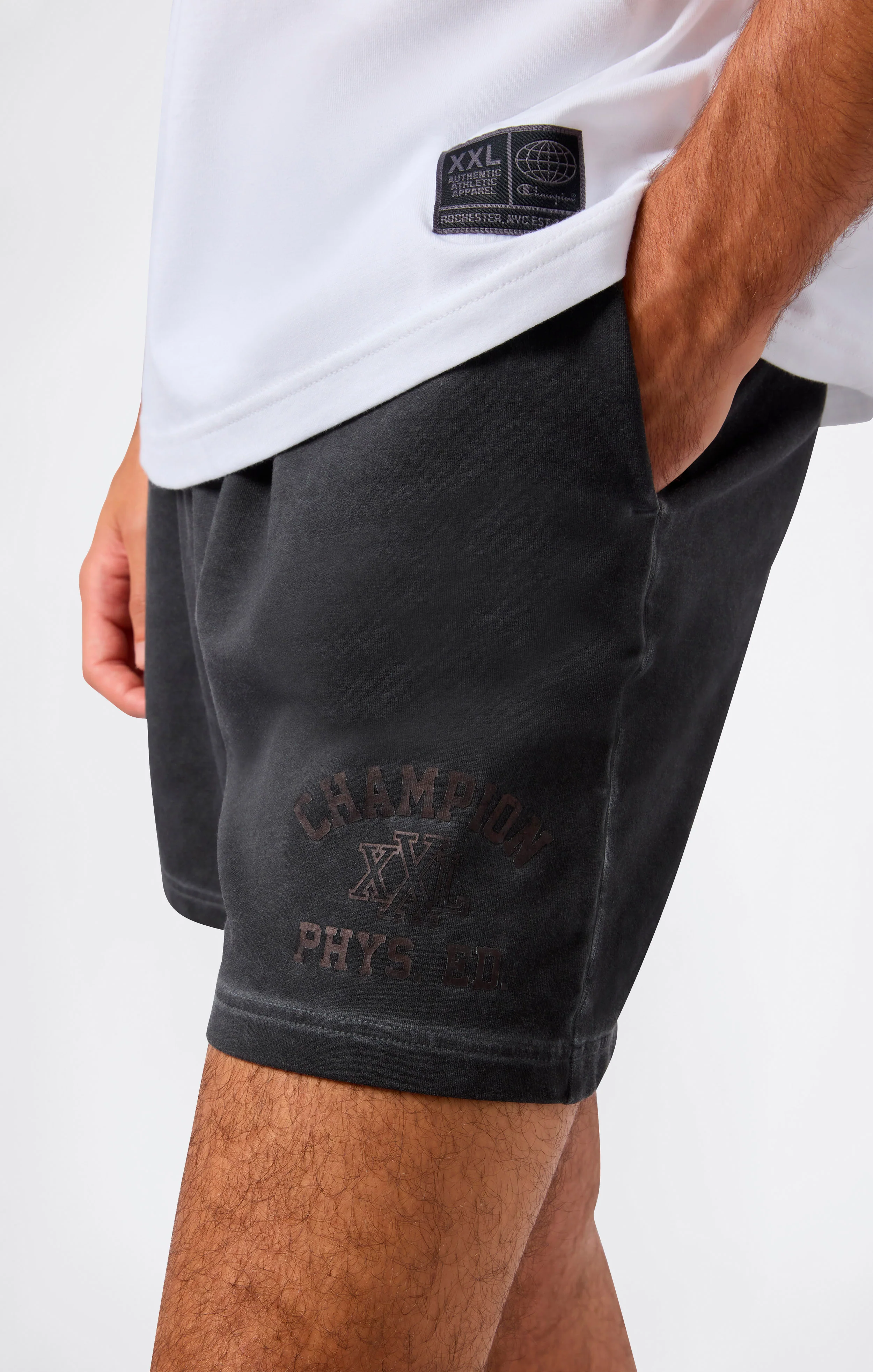 Men’s Washed Stretch Terry 5'' Shorts - Image 3