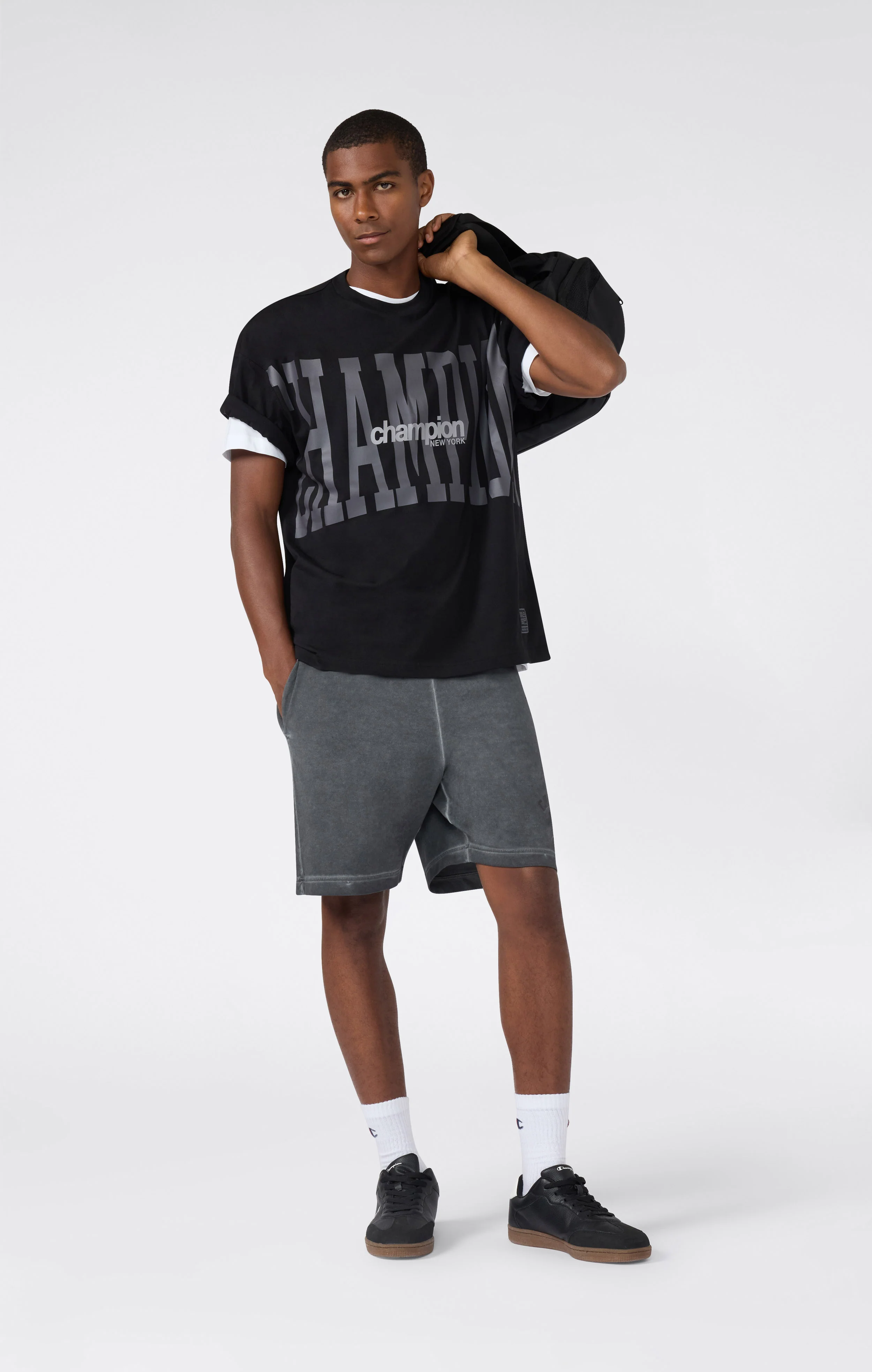 Men’s Washed Stretch Terry 7'' Shorts - Image 2