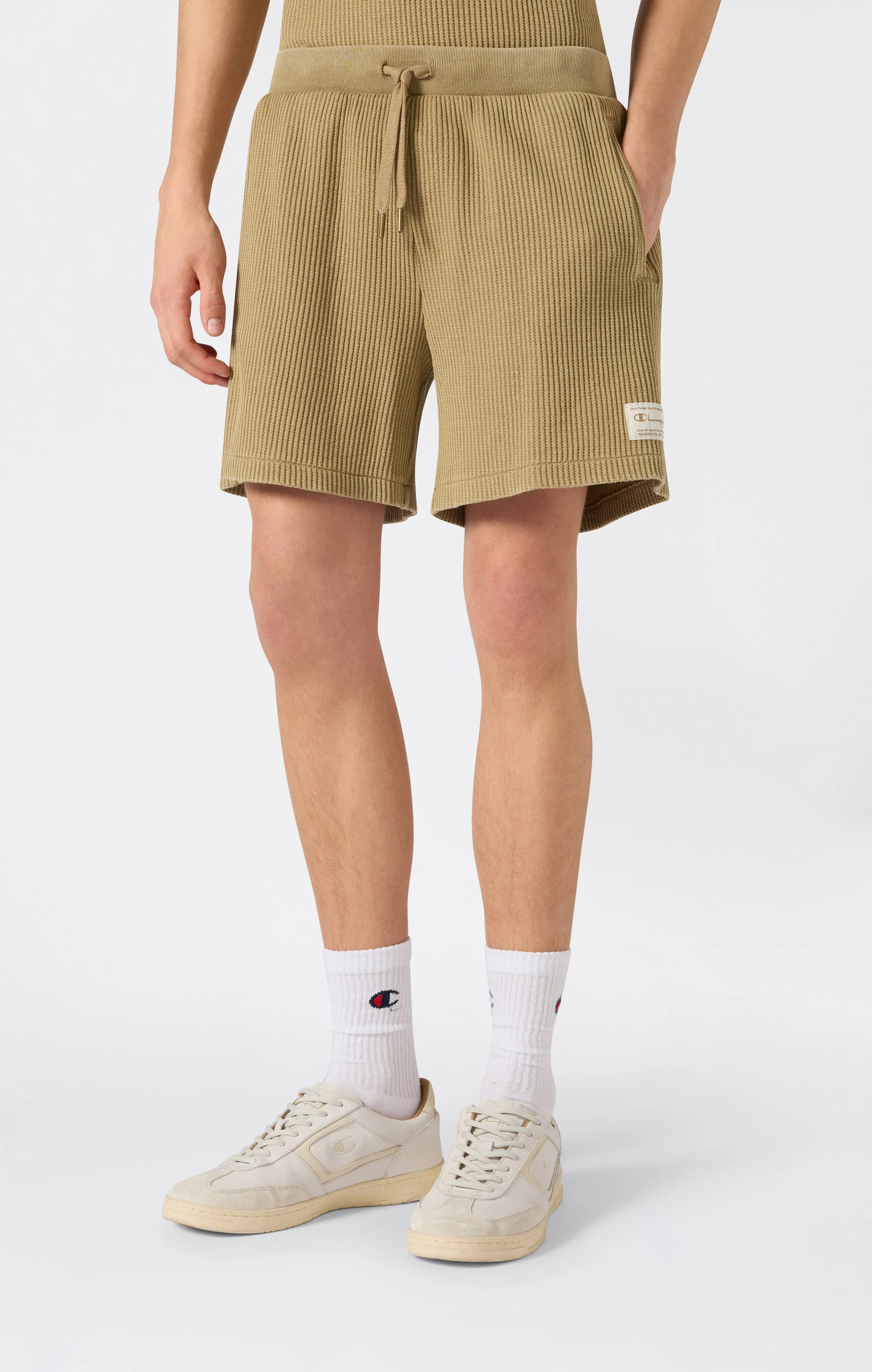 Men’s Washed Waffle Shorts