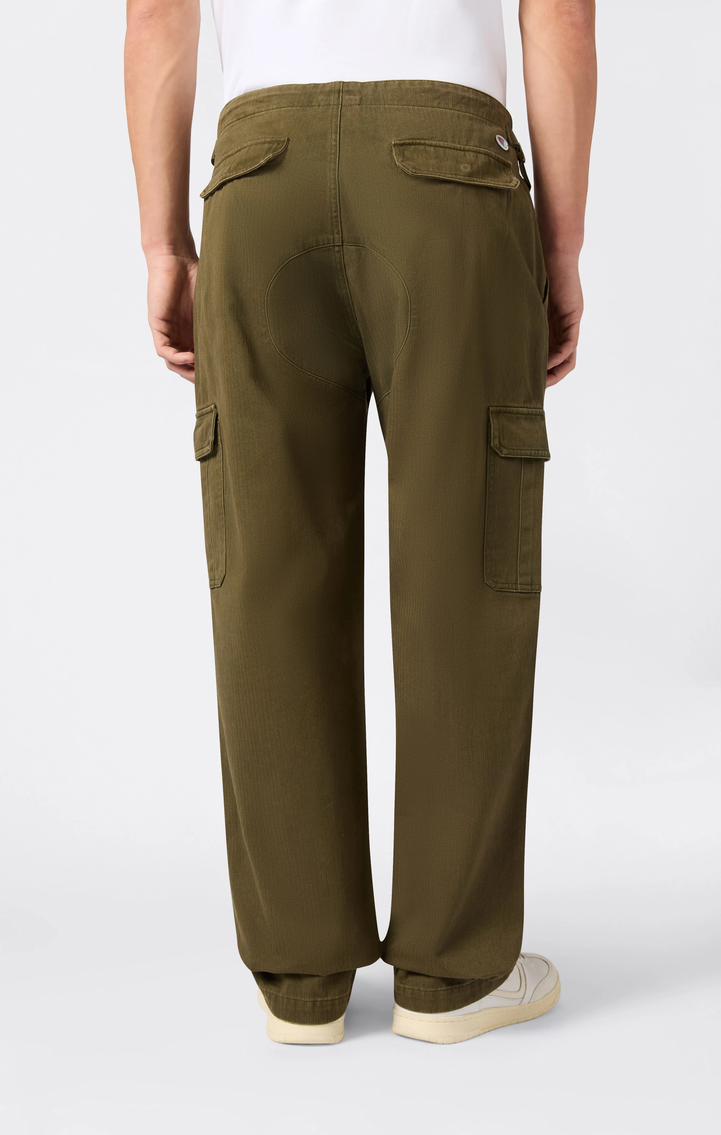 Men’s Woven Cargo Straight Hem Pants - Image 3