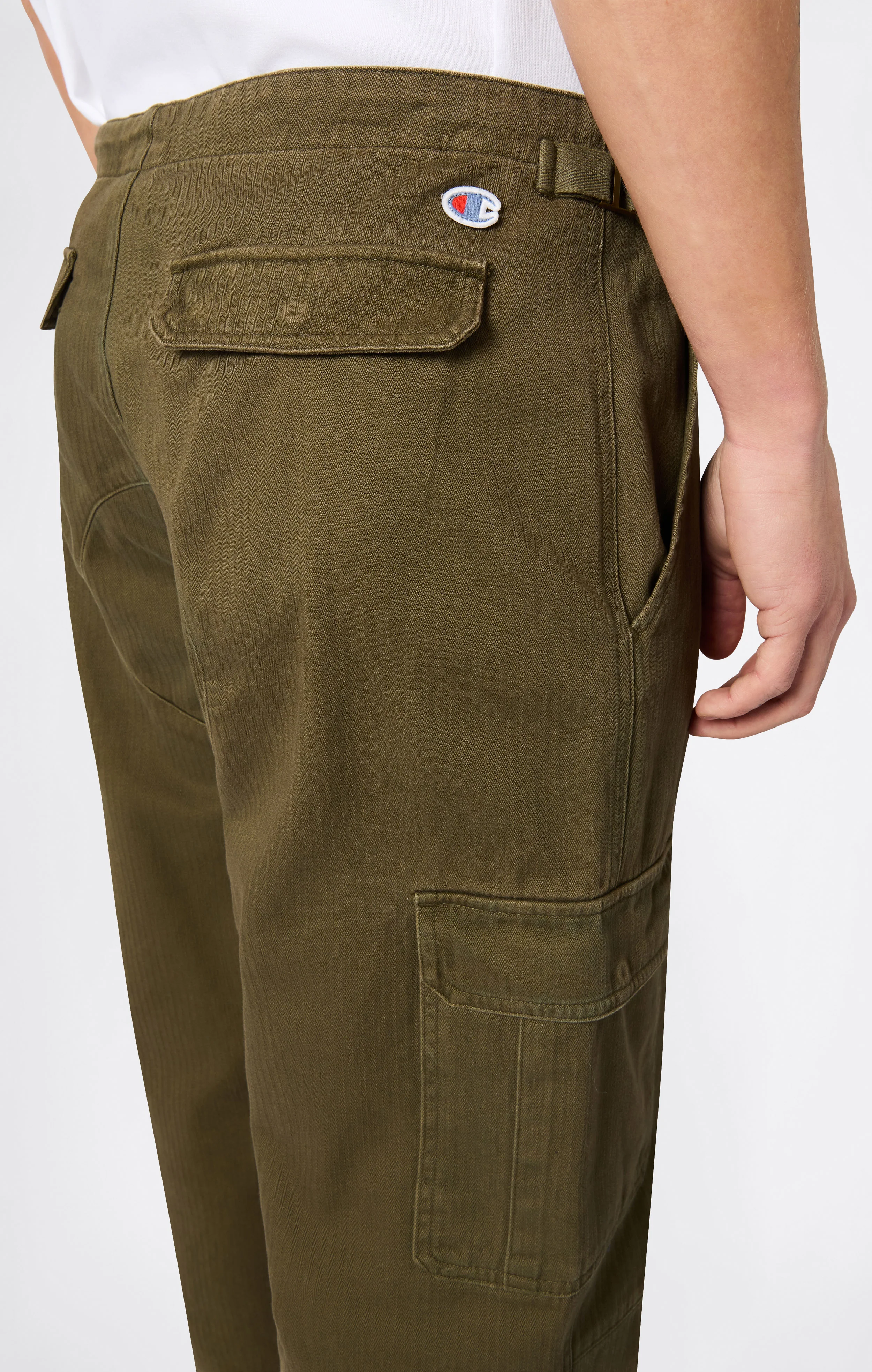 Men’s Woven Cargo Straight Hem Pants - Image 4