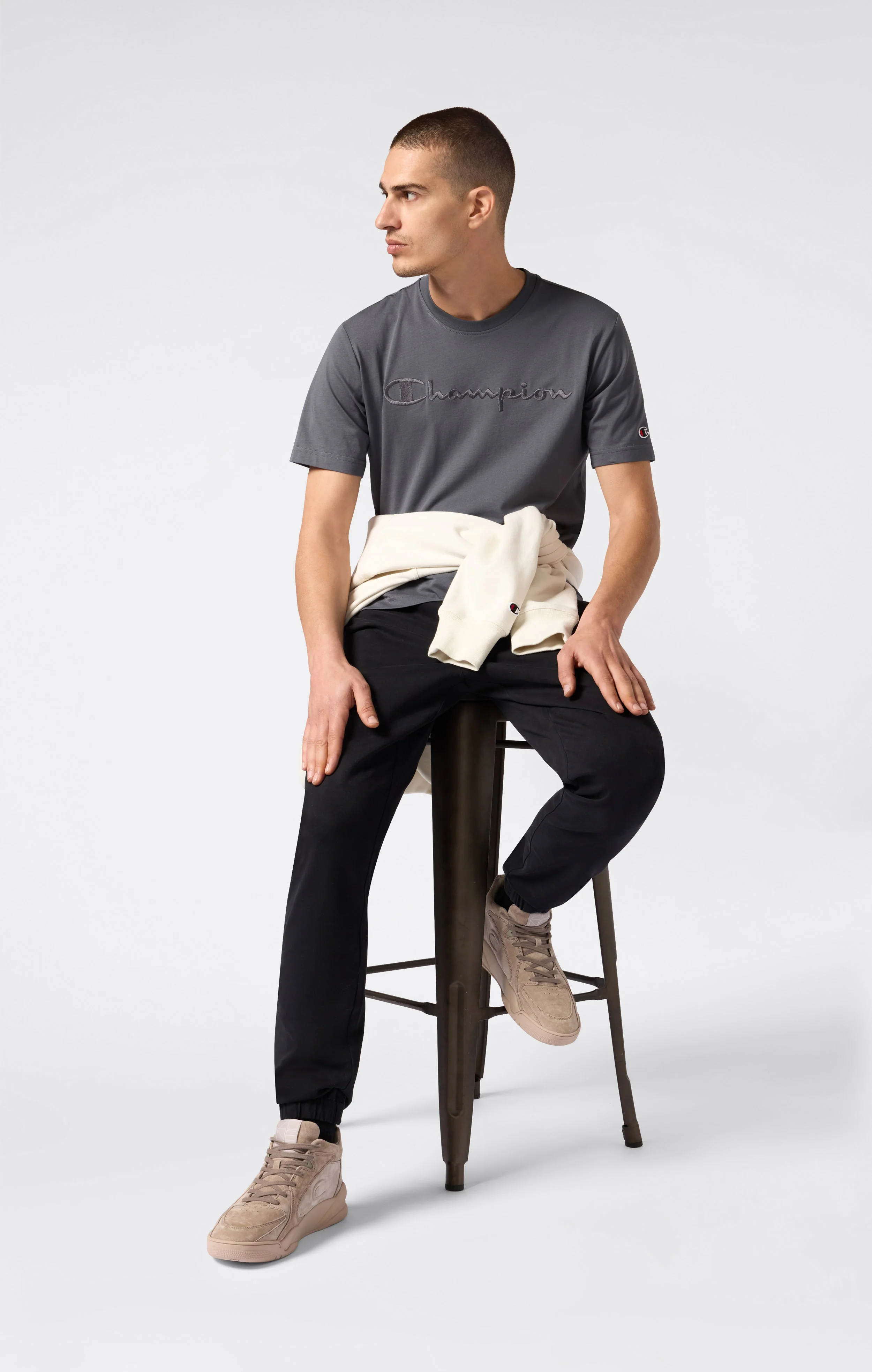 Men's Woven Elastic Cuff Pants - Image 2