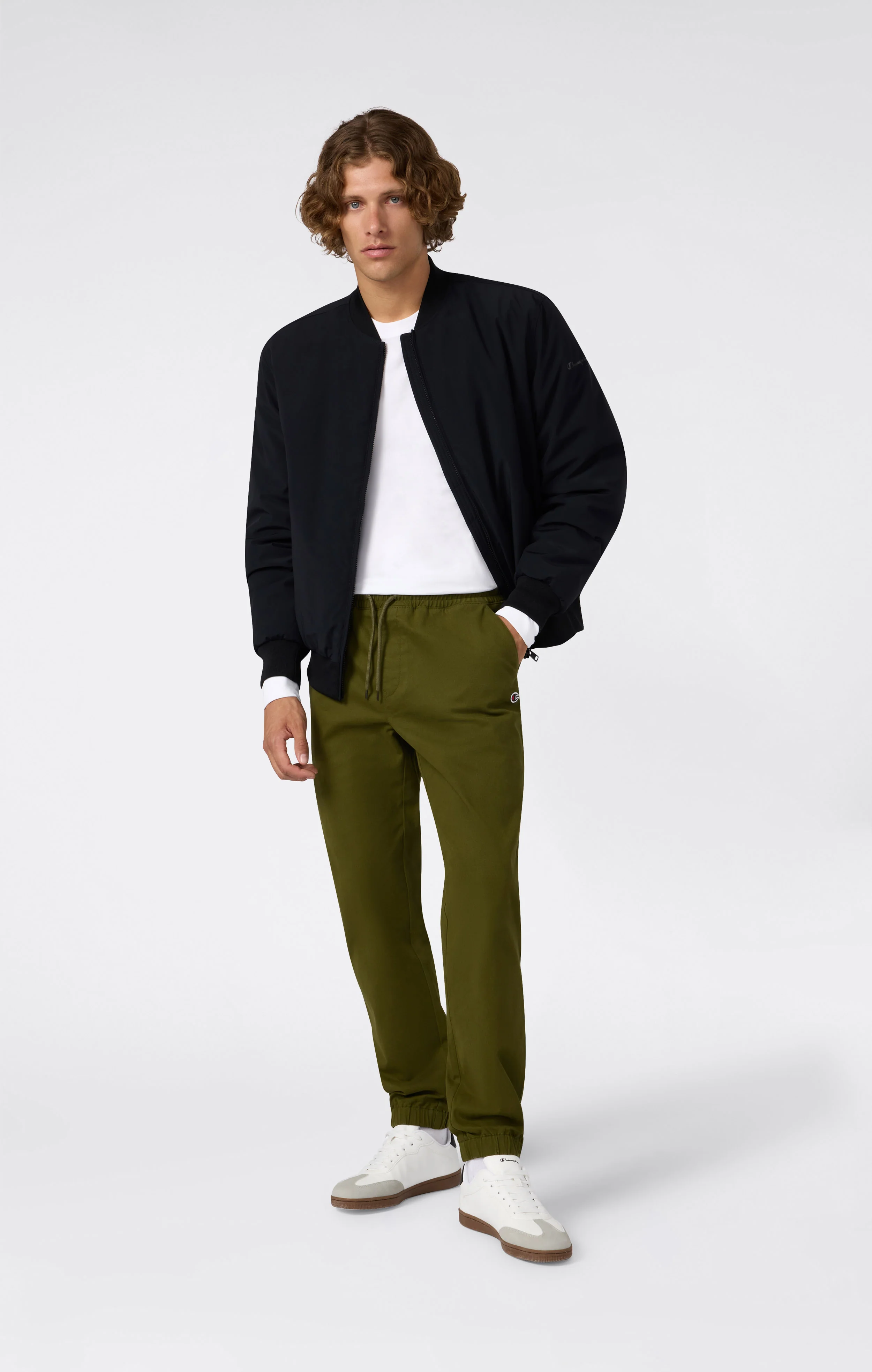 Men's Woven Elastic Cuff Pants - Image 2