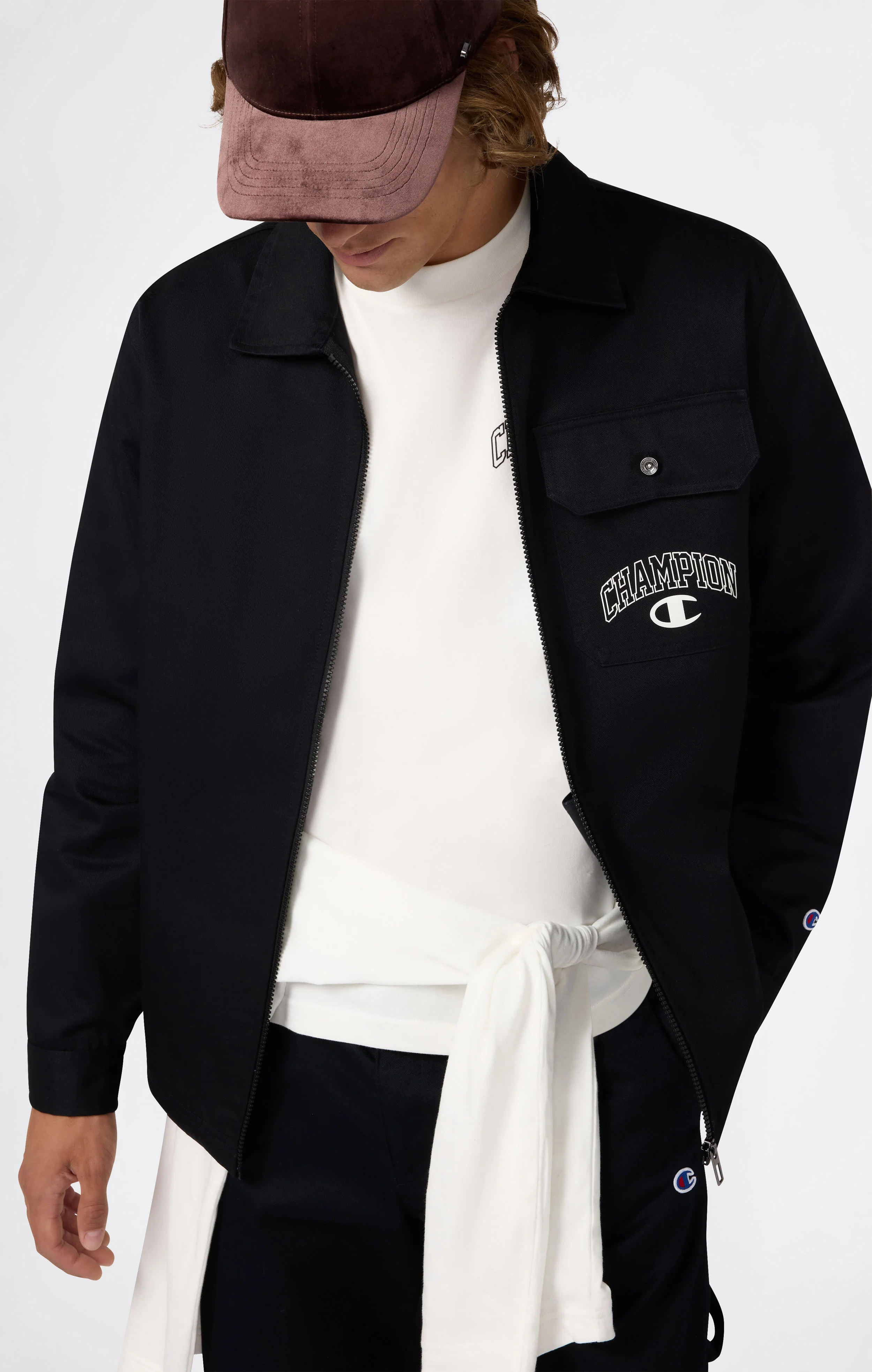 Men’s Woven Jacket Street Varsity - Image 5