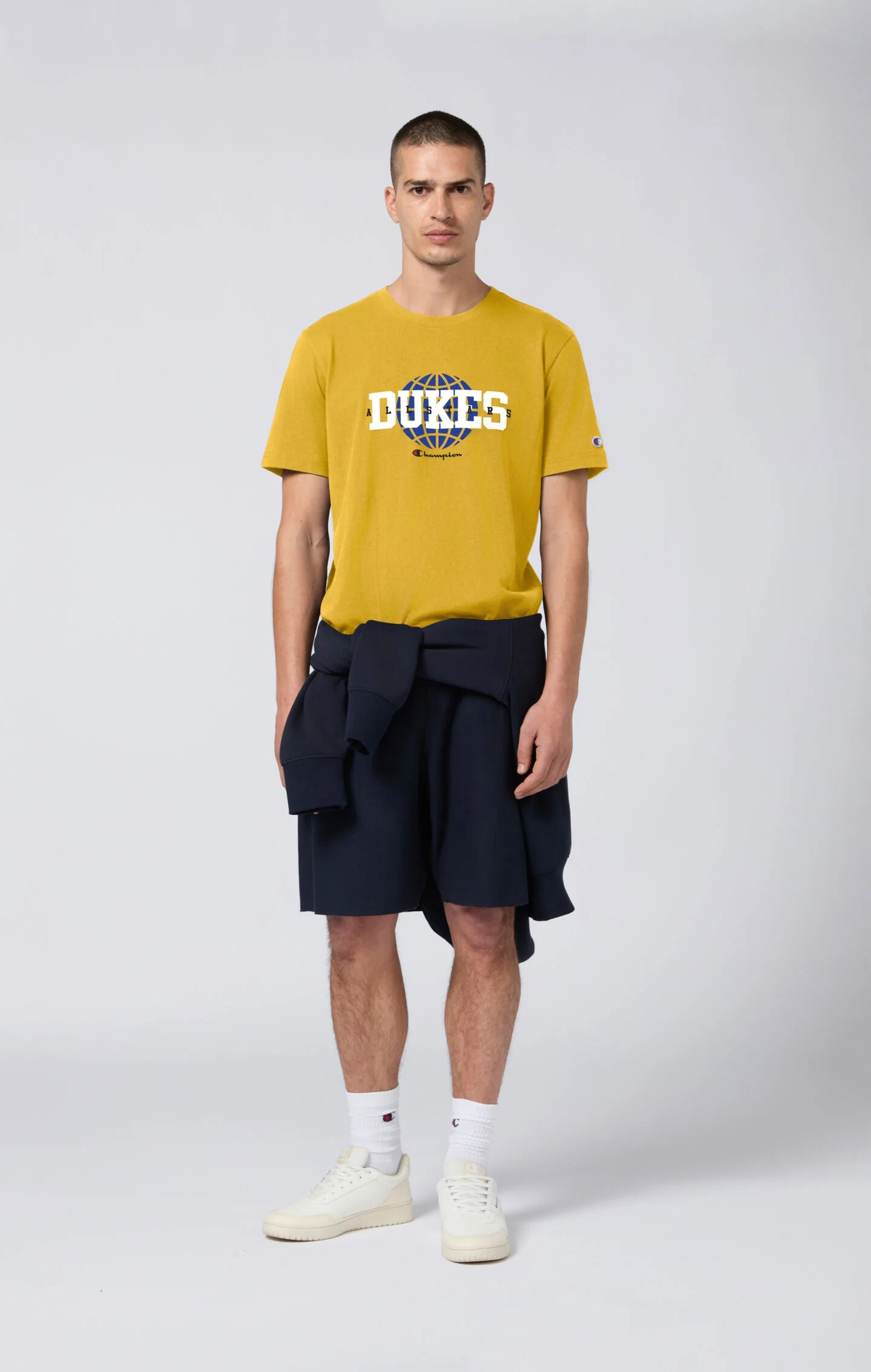 Oversized Men's T-Shirt in Heavy Cotton Dukes Cupboard x Champion - Image 2