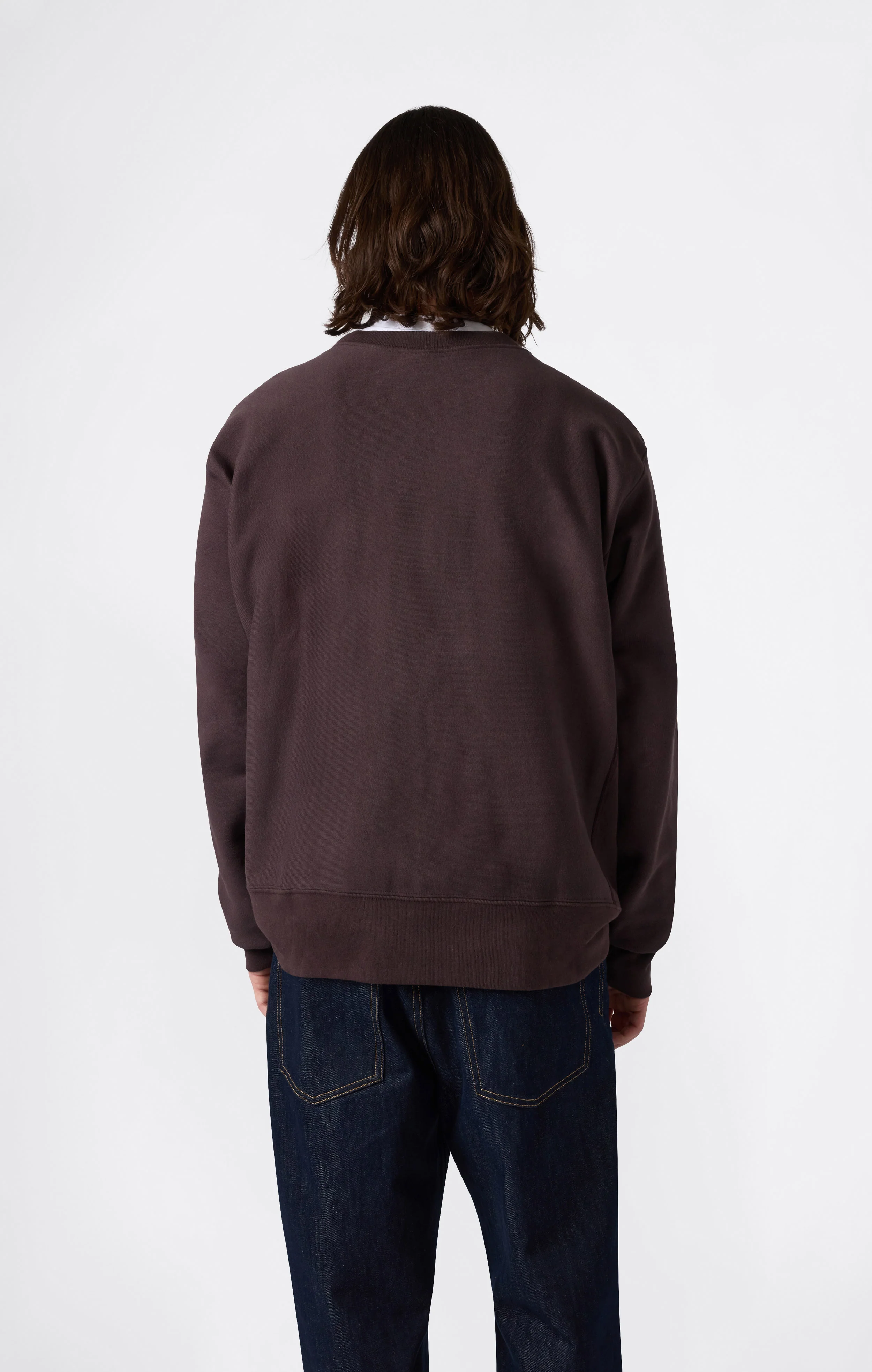 Men's Fleece Reverse Weave Sweatshirt Made in USA - Image 3