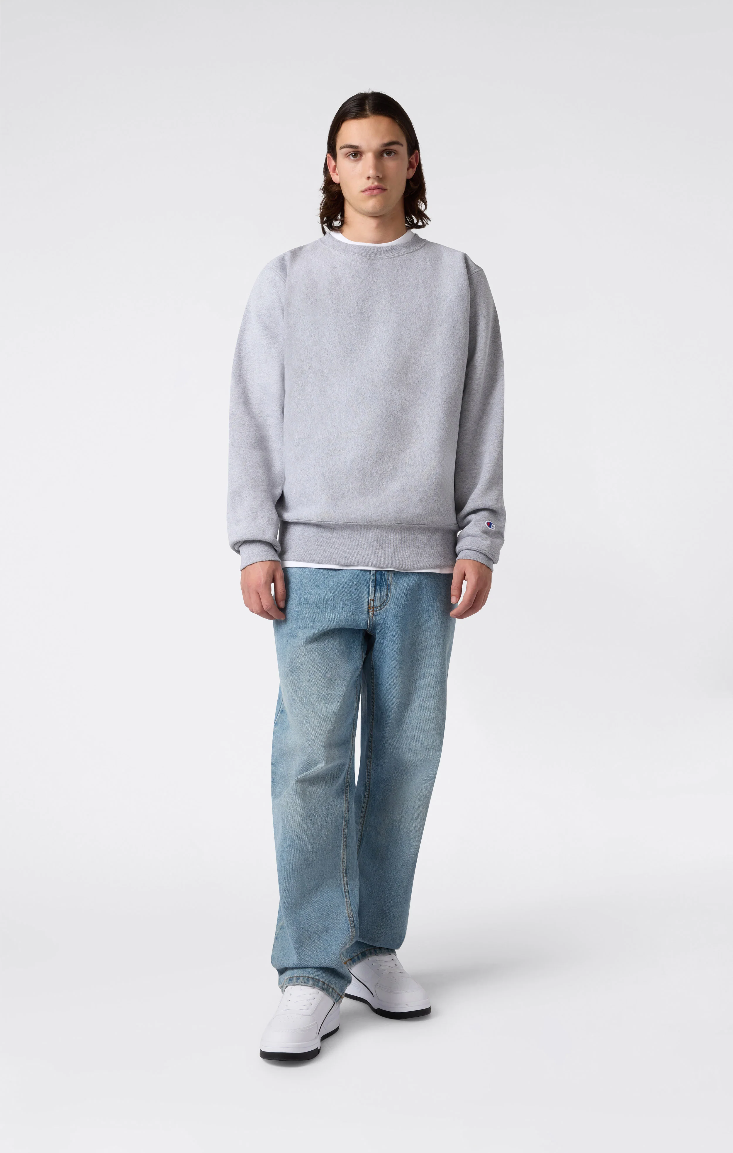 Men's Fleece Reverse Weave Sweatshirt Made in USA - Image 4