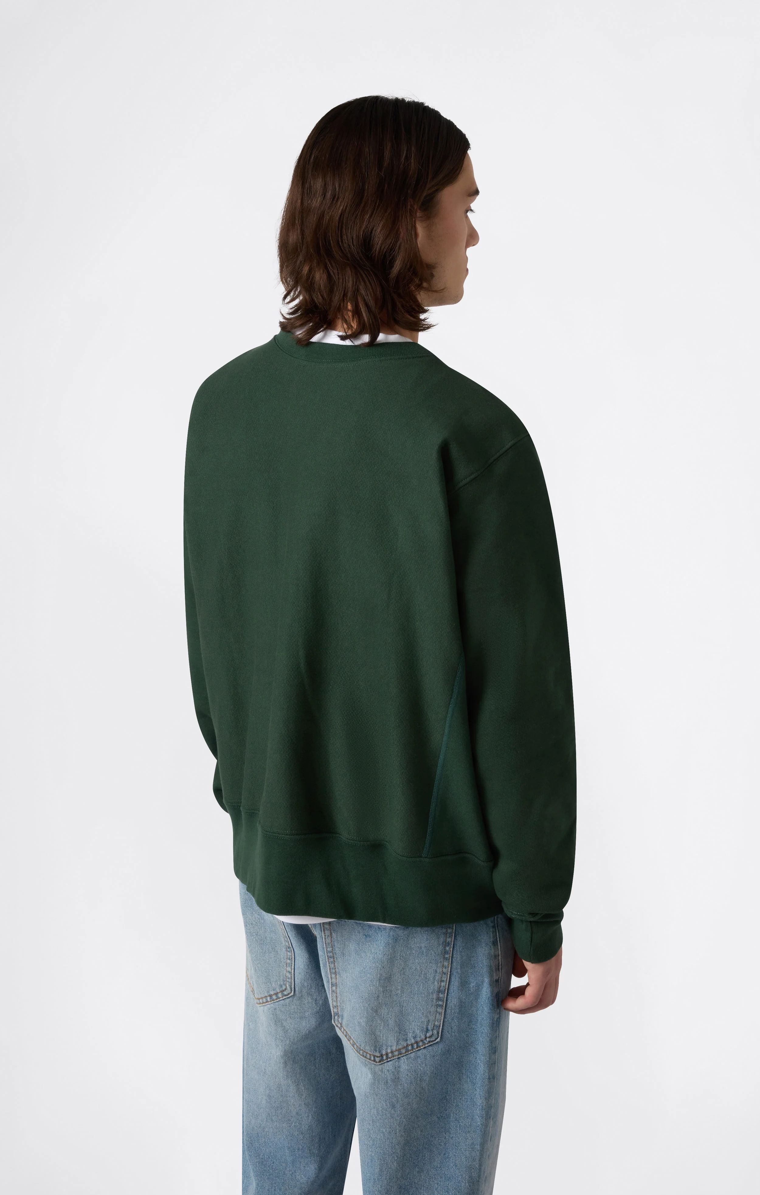 Men's Fleece Reverse Weave Sweatshirt Made in USA - Image 3