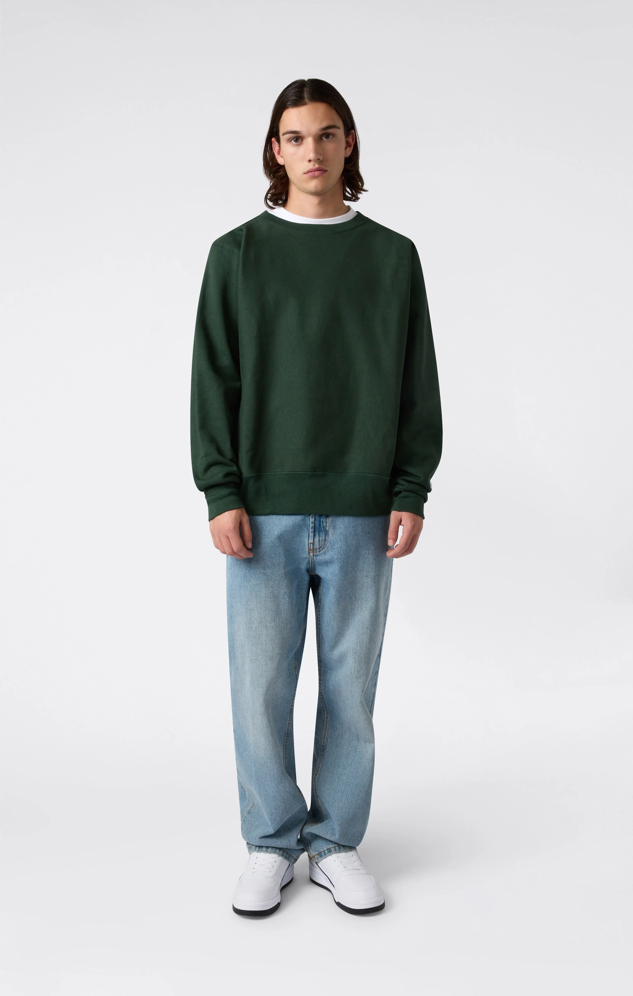 Men's Fleece Reverse Weave Sweatshirt Made in USA - Image 4