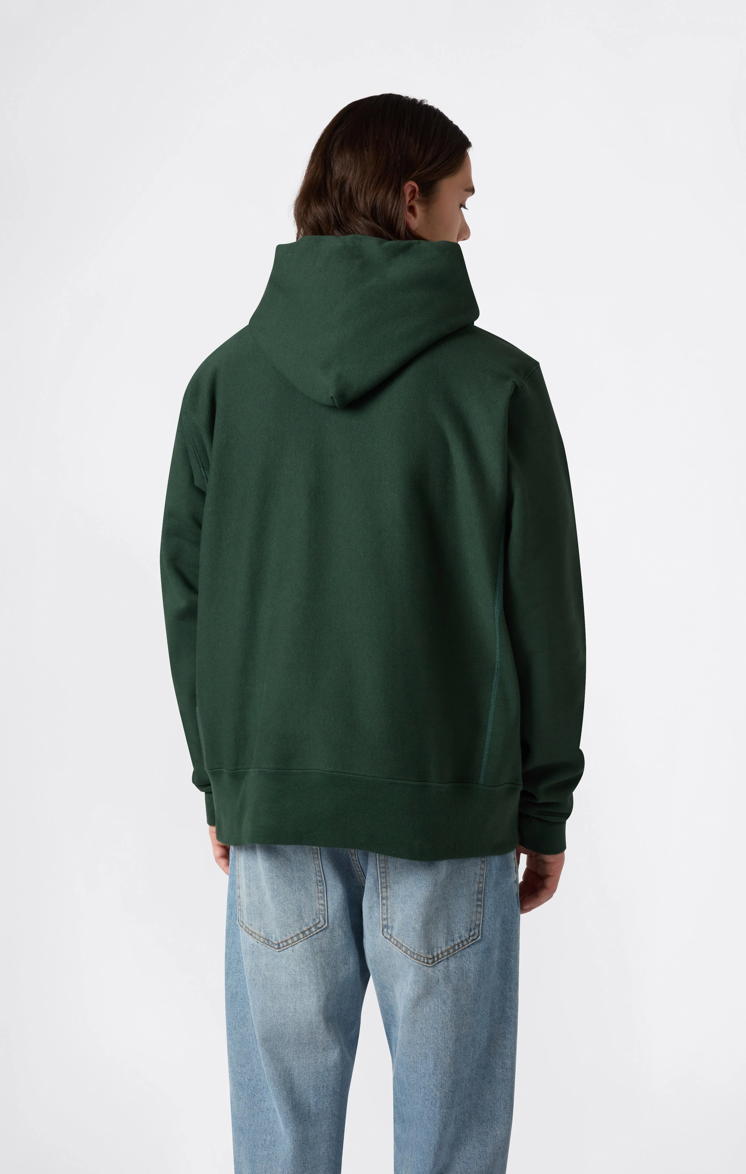 Men's Fleece Reverse Weave Hoodie Made in USA - Image 3