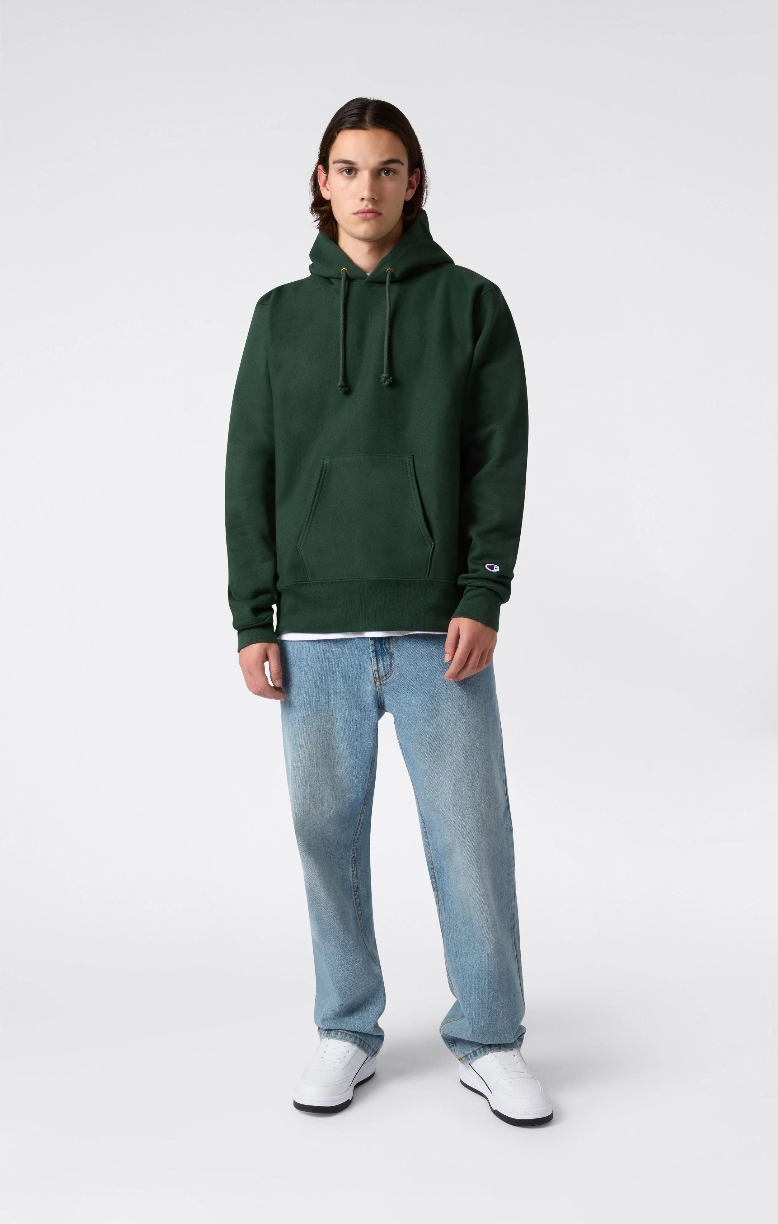 Men's Fleece Reverse Weave Hoodie Made in USA - Image 4