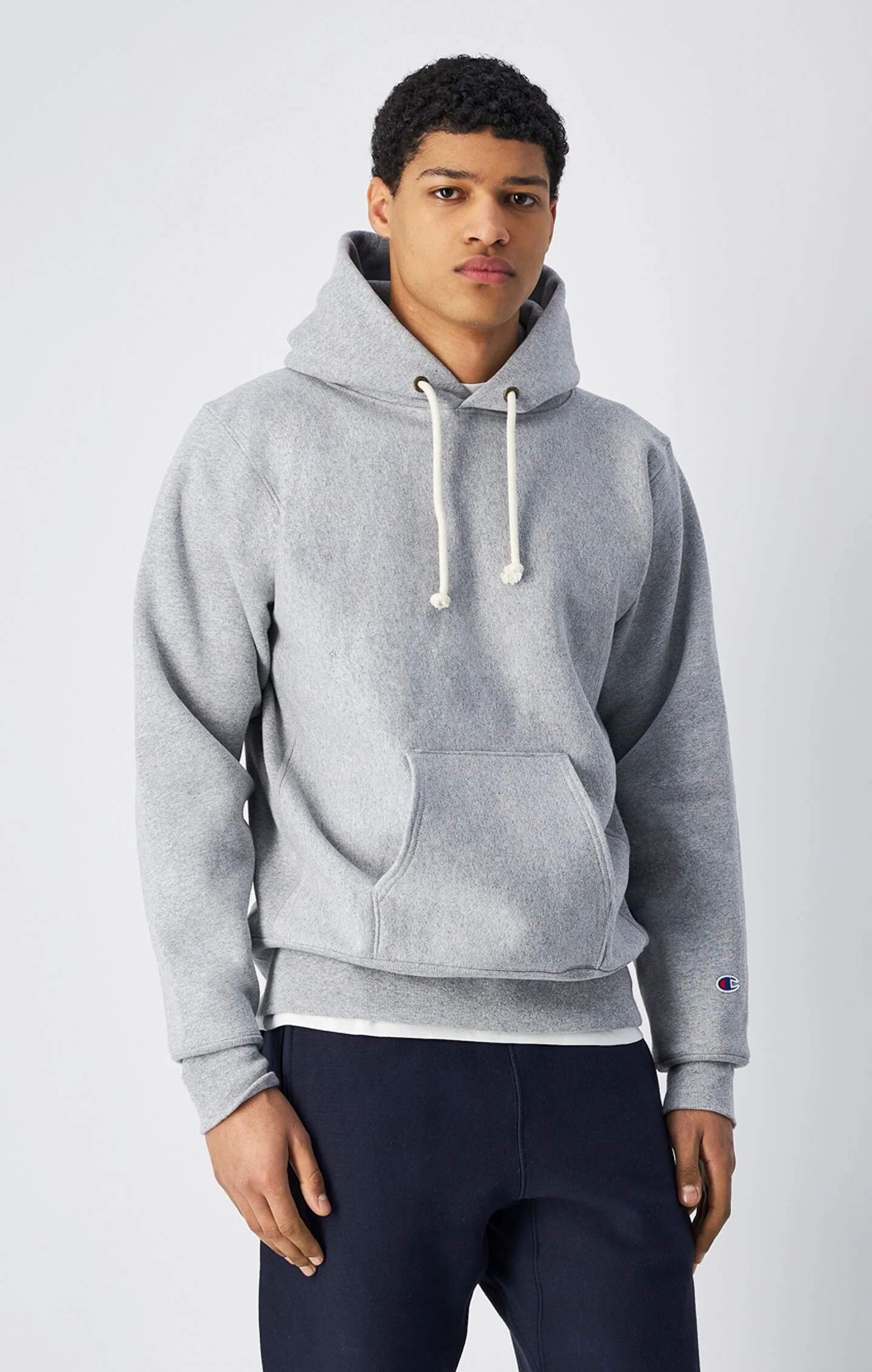 Reverse Weave Hooded Sweatshirt Made In USA