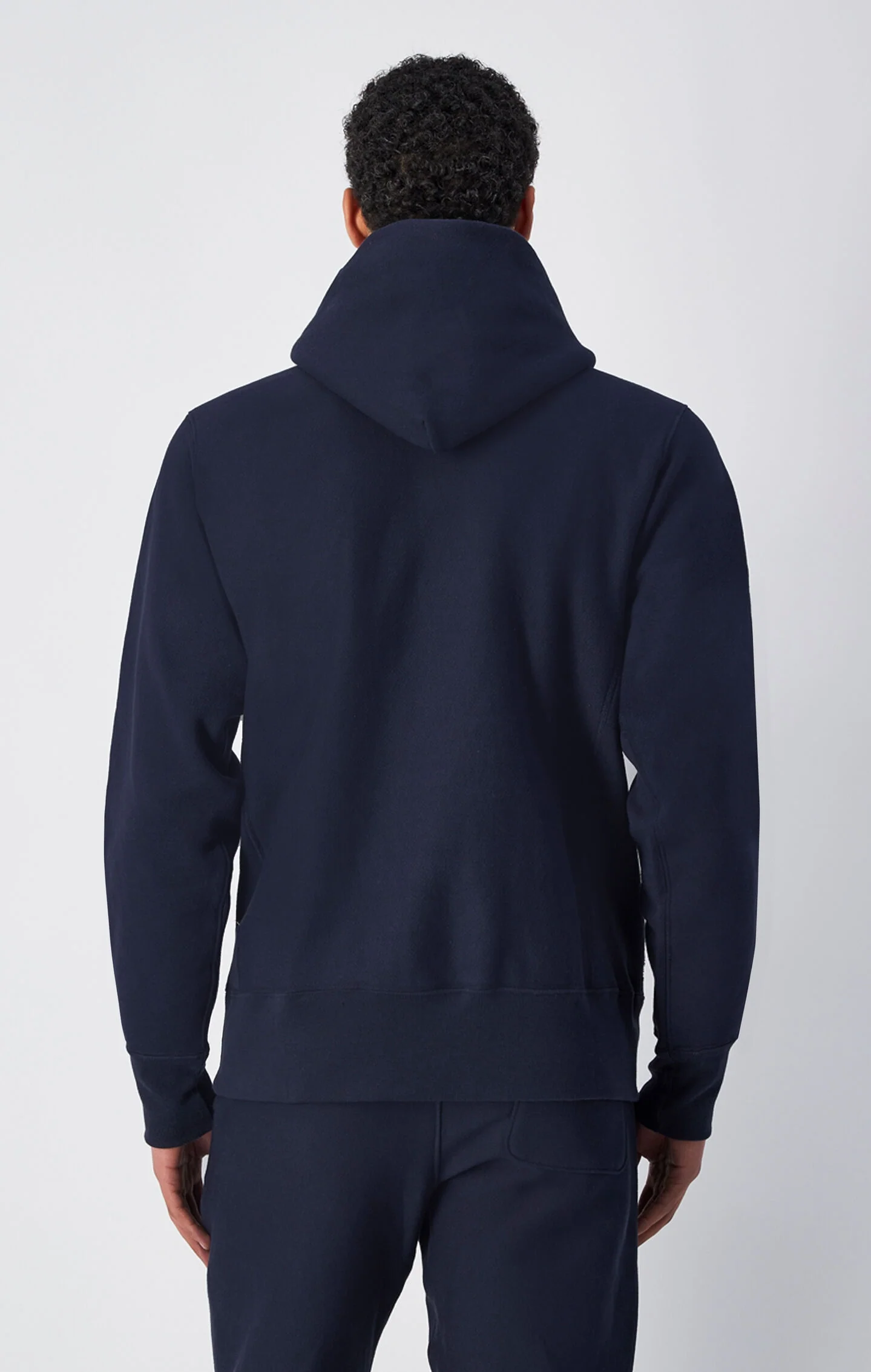 Reverse Weave Hooded Sweatshirt Made In USA - Image 3