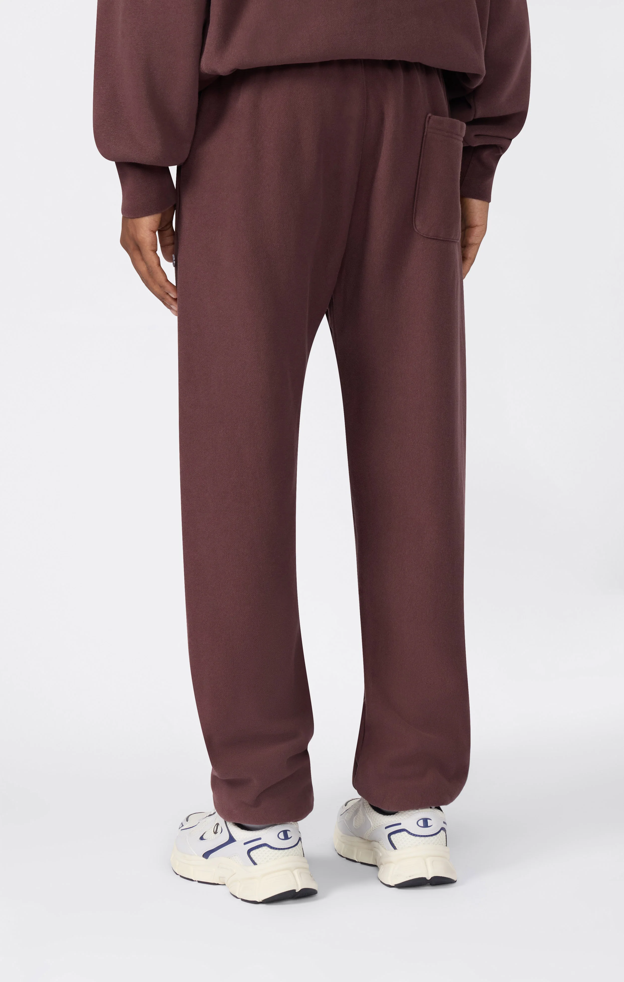 Men’s Heavyweight Fleece Jogger Pants Reverse Weave Loose Fit - Image 3