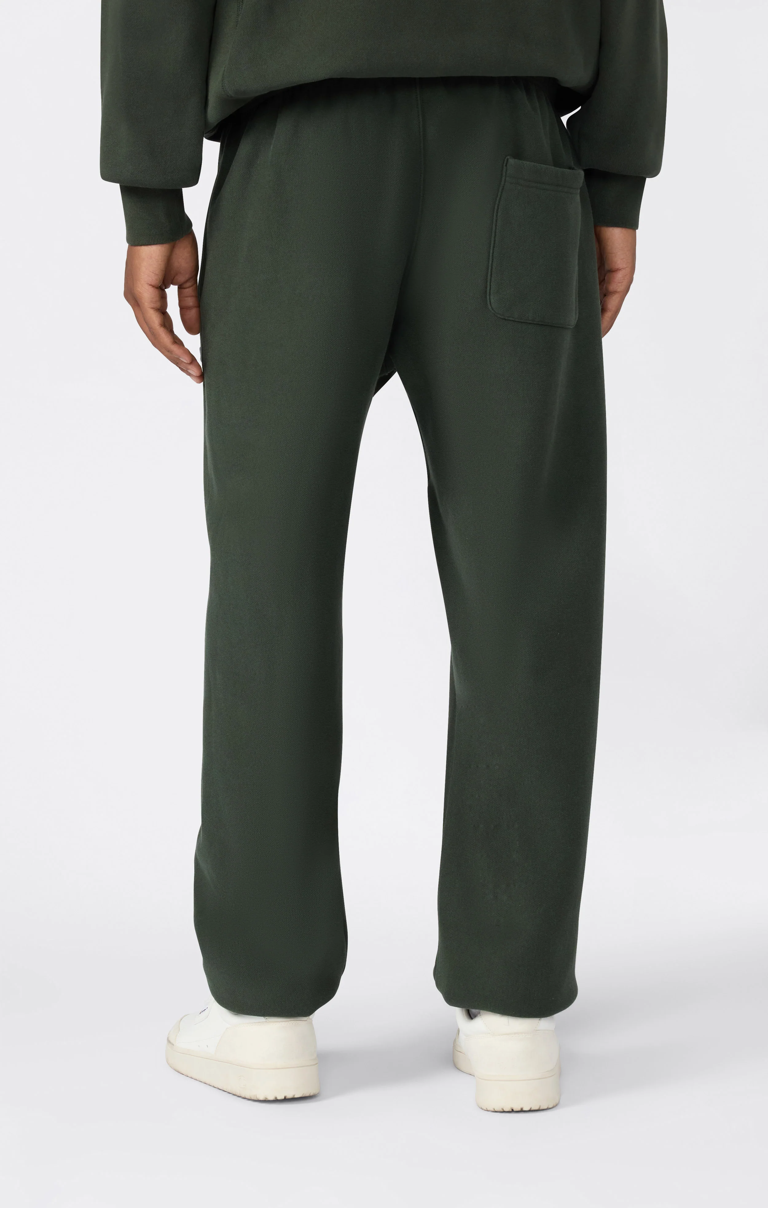 Men’s Heavyweight Fleece Jogger Pants Reverse Weave Loose Fit - Image 3