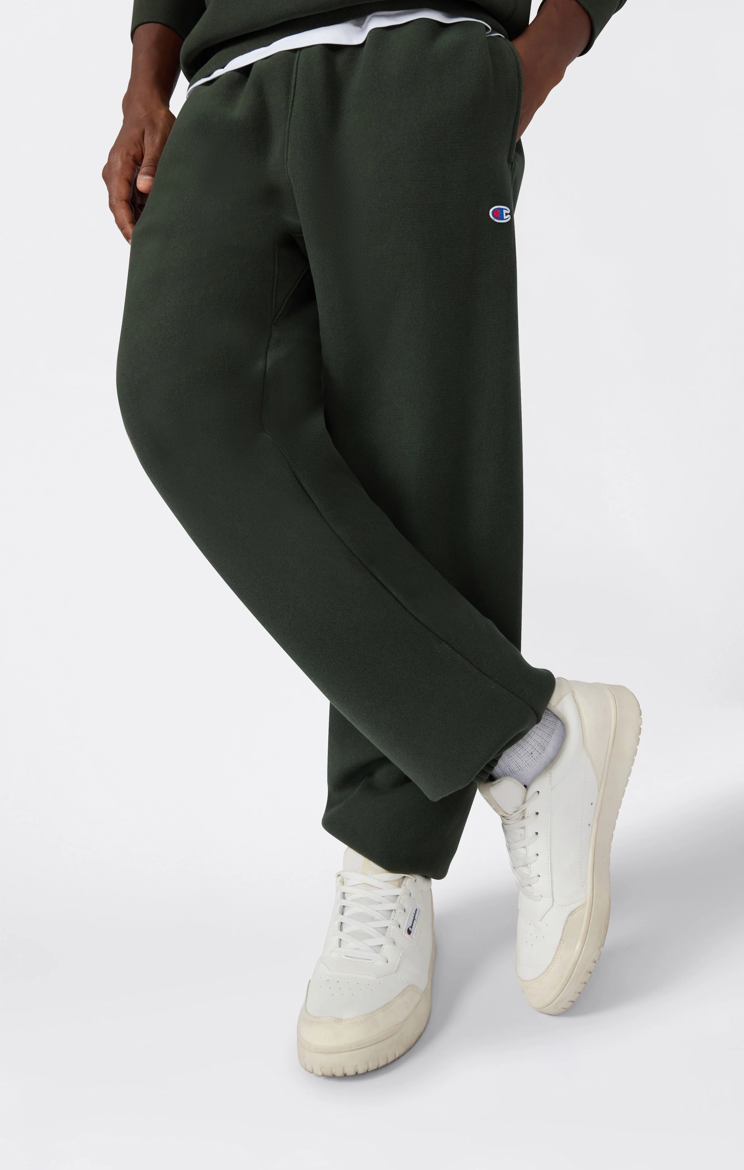 Men’s Heavyweight Fleece Jogger Pants Reverse Weave Loose Fit - Image 5