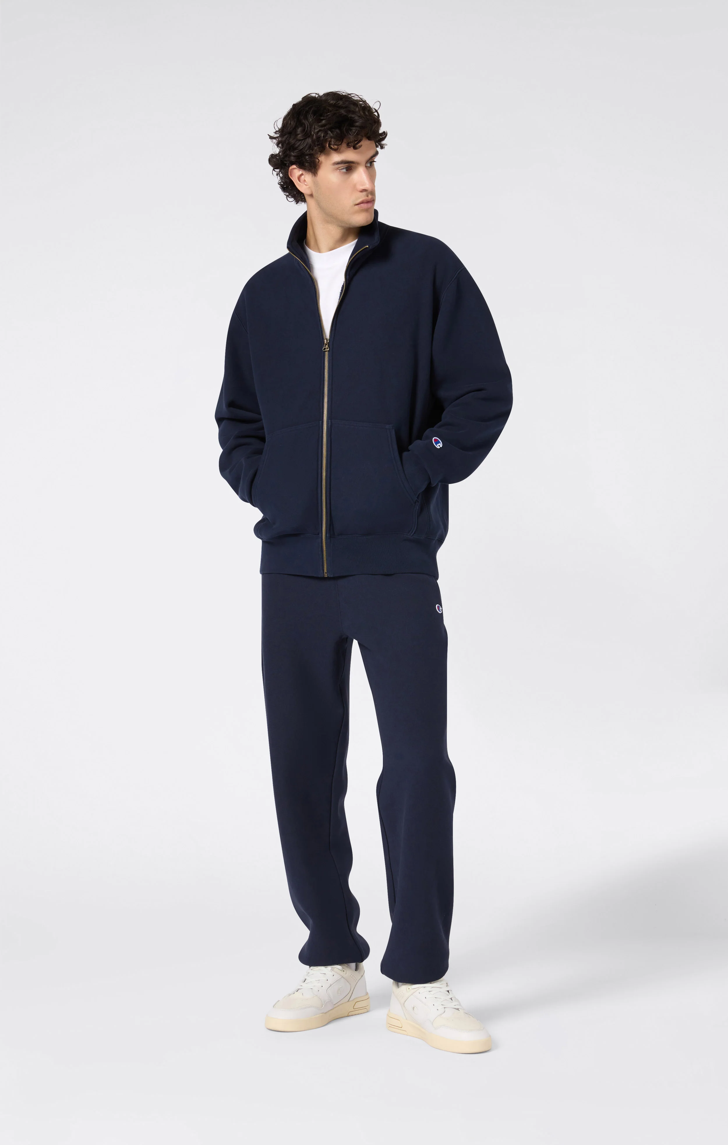 Men’s Heavyweight Fleece Jogger Pants Reverse Weave Loose Fit - Image 2