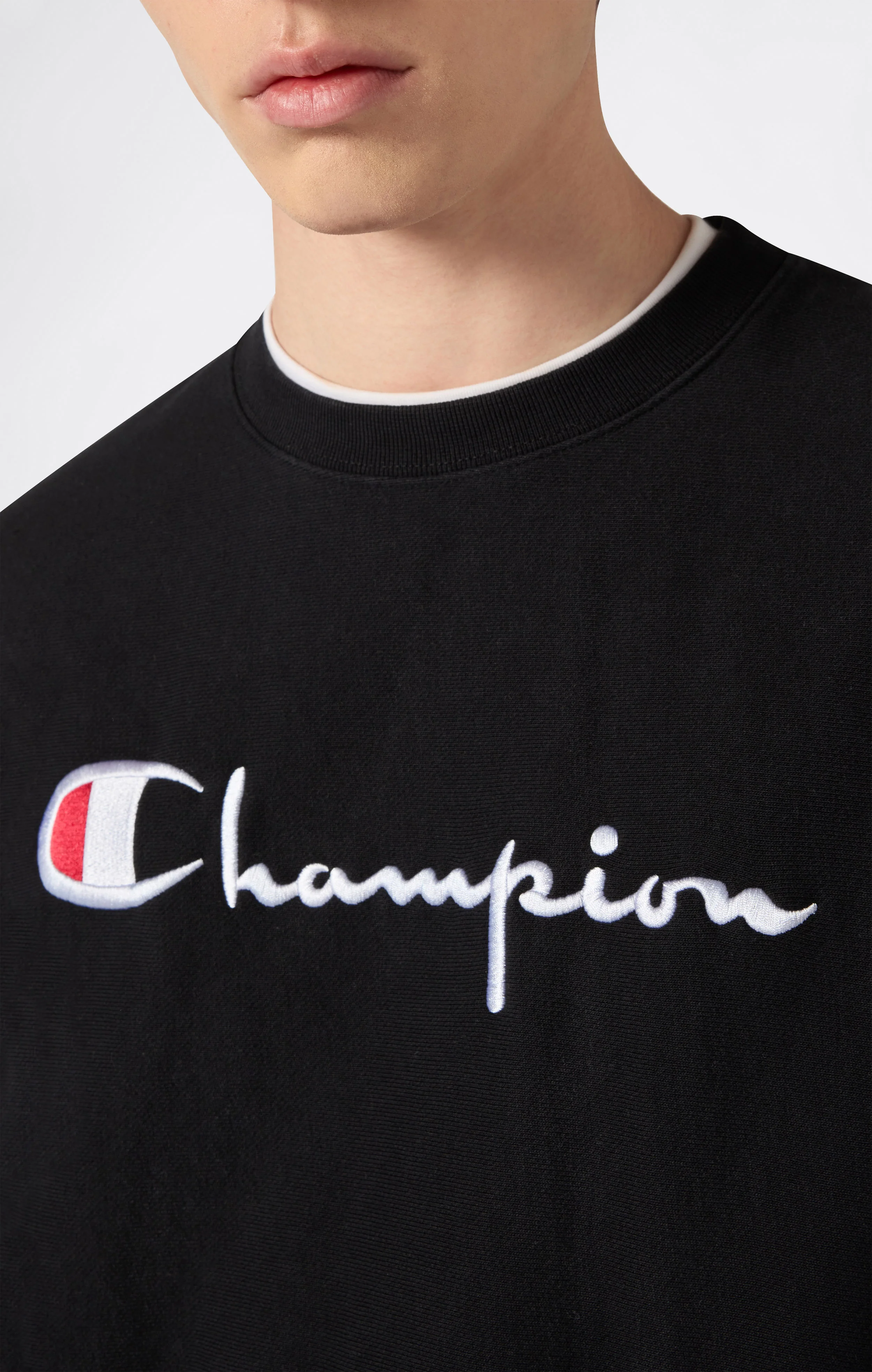 Men’s Crewneck Sweatshirt Reverse Weave - Image 3