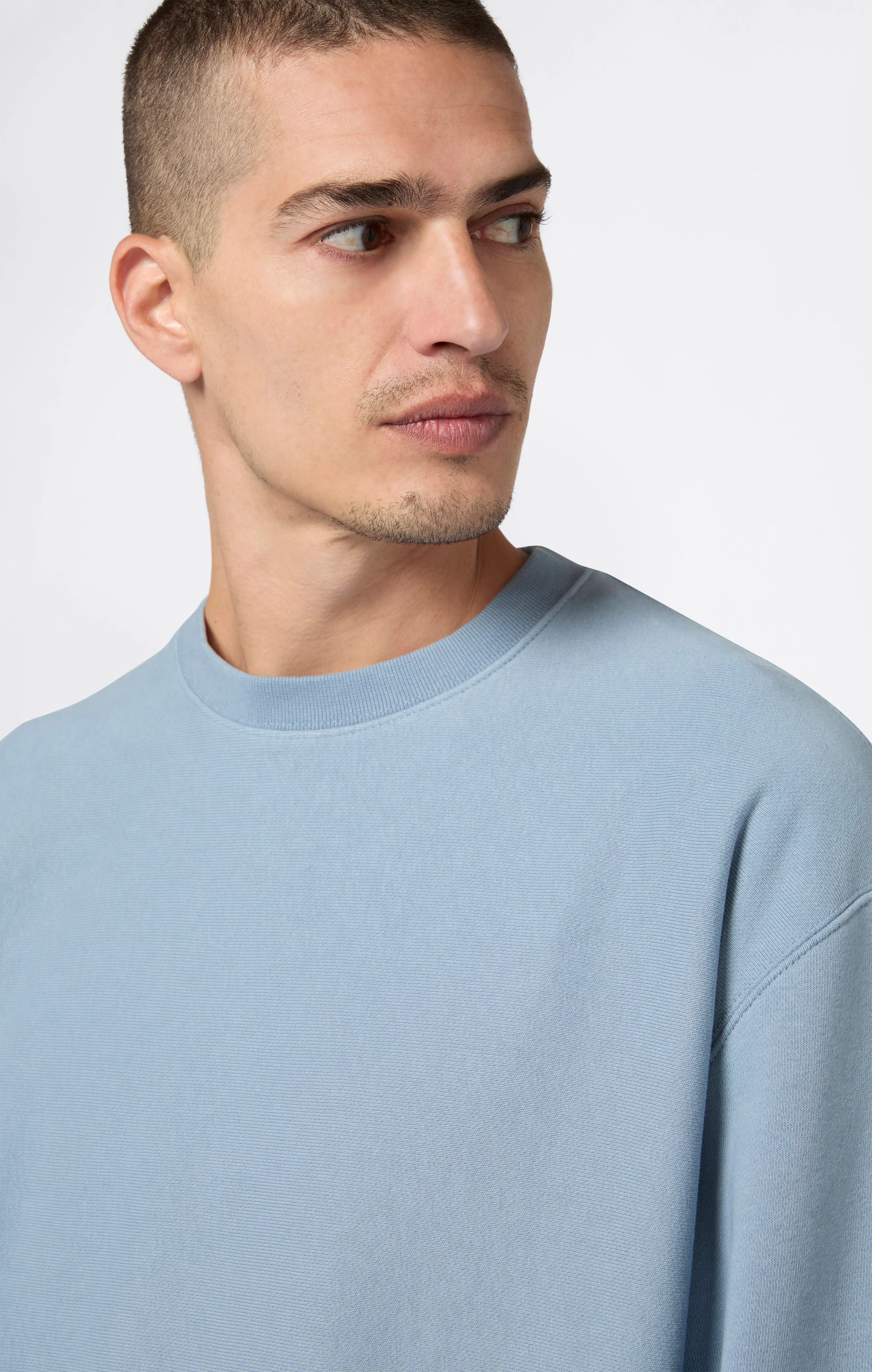 Men’s Lightweight Crewneck Sweatshirt Reverse Weave - Image 5