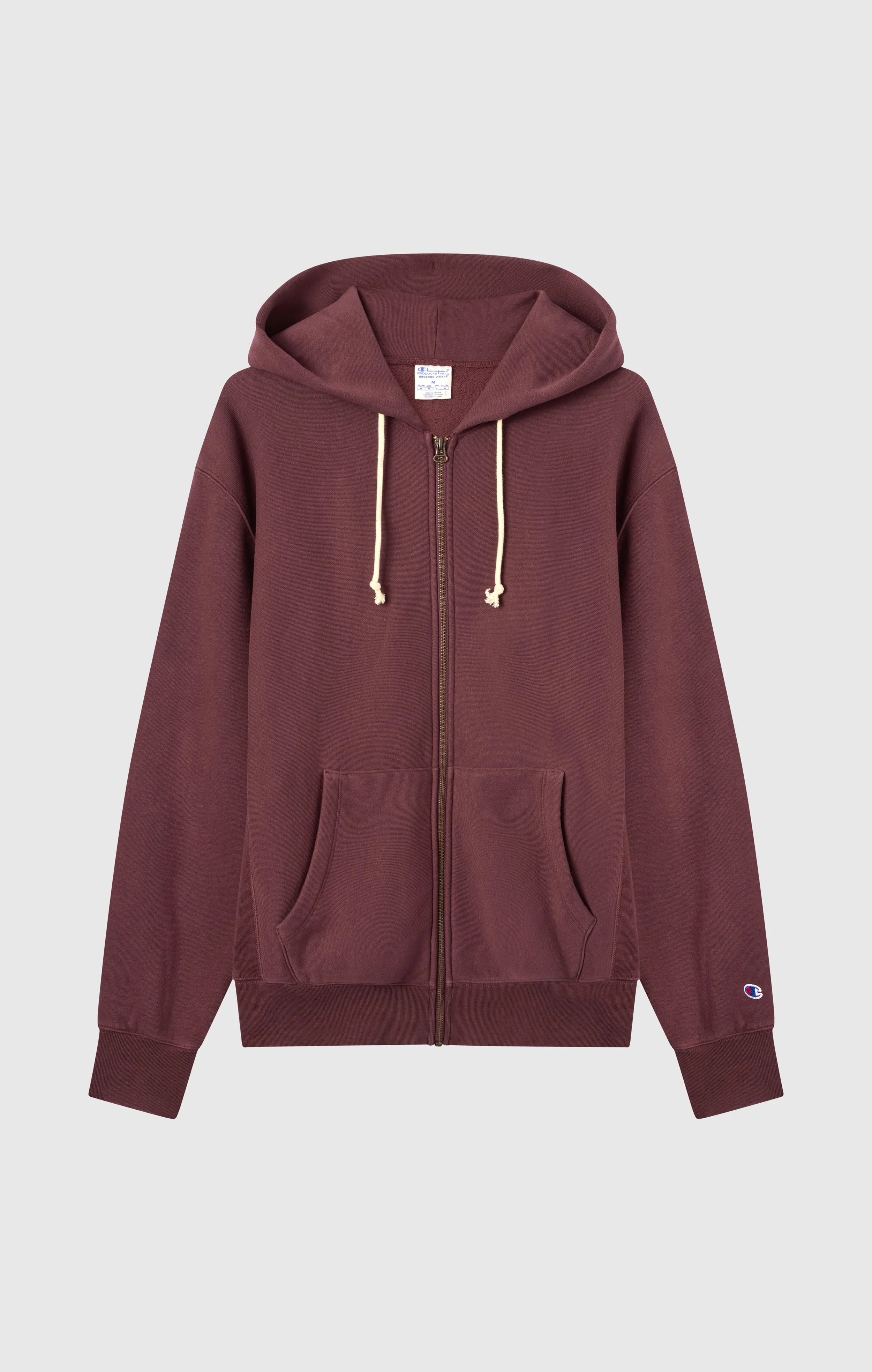 Men's Fleece Full Zip Hoodie Reverse Weave - Image 6