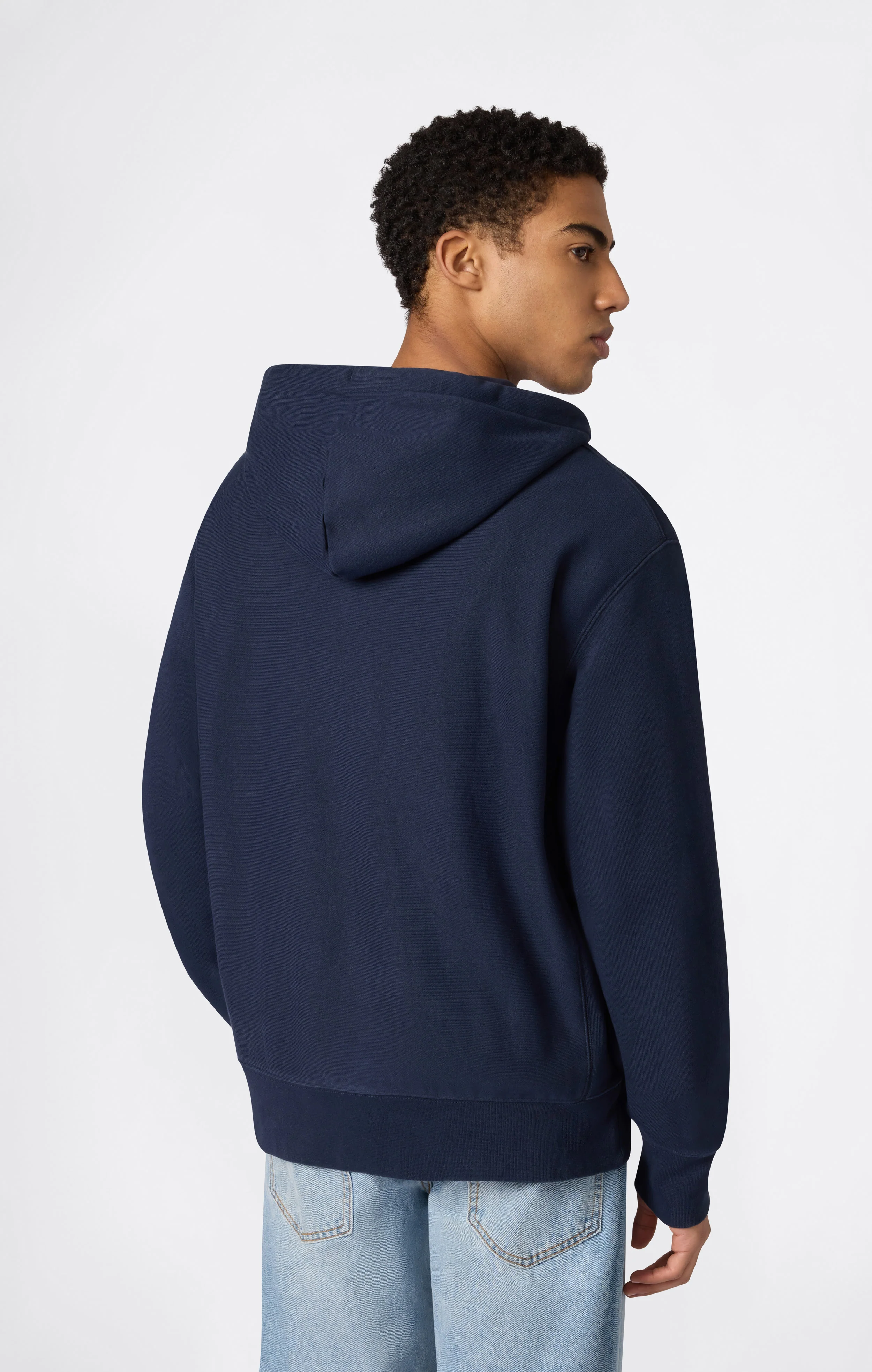 Men’s Full Zip Hoodie Sweatshirt Reverse Weave - Image 4