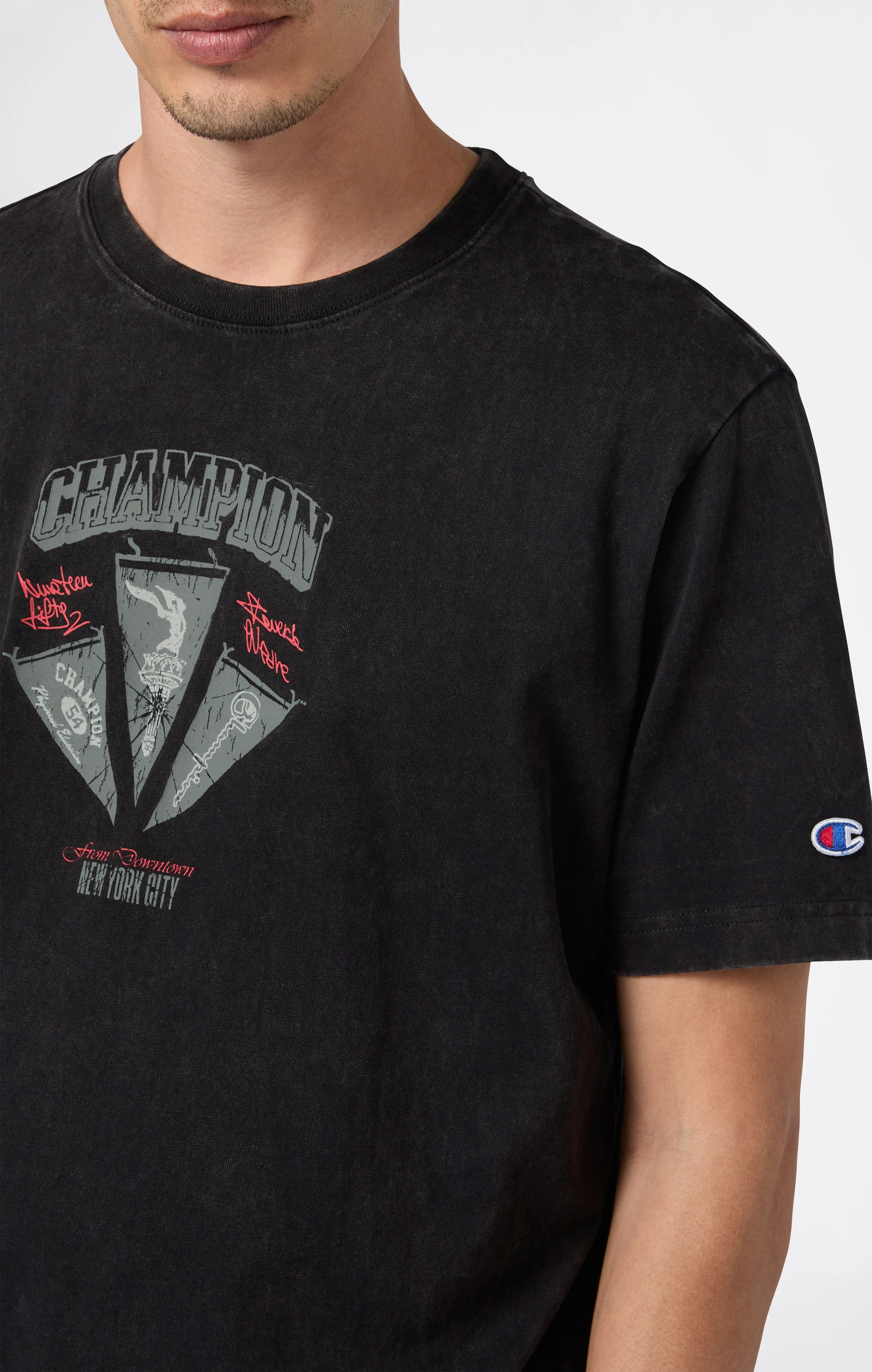 REVERSE WEAVE Men’s Graphic T-Shirt - Image 4