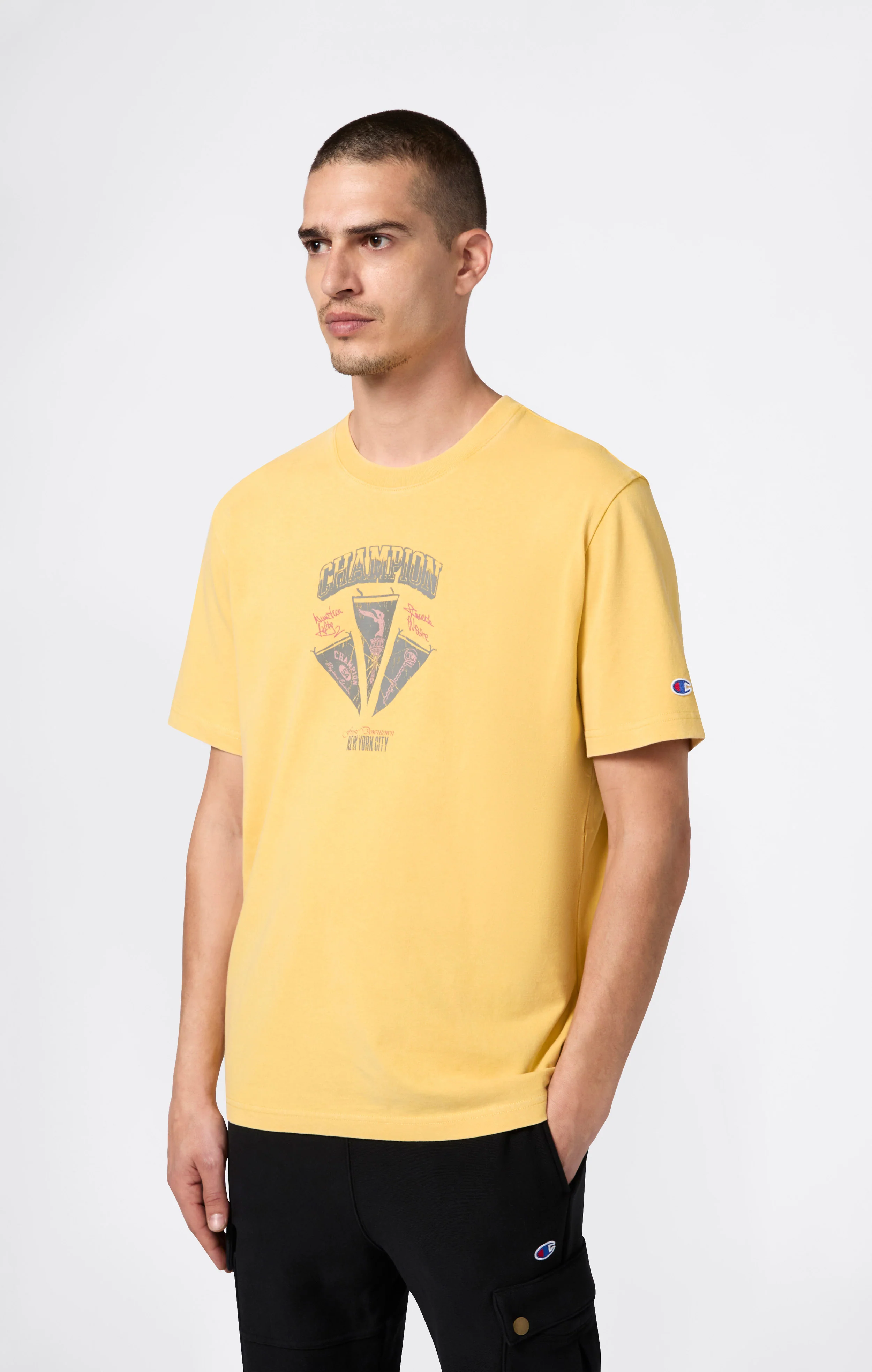 REVERSE WEAVE Men’s Graphic T-Shirt - Image 3