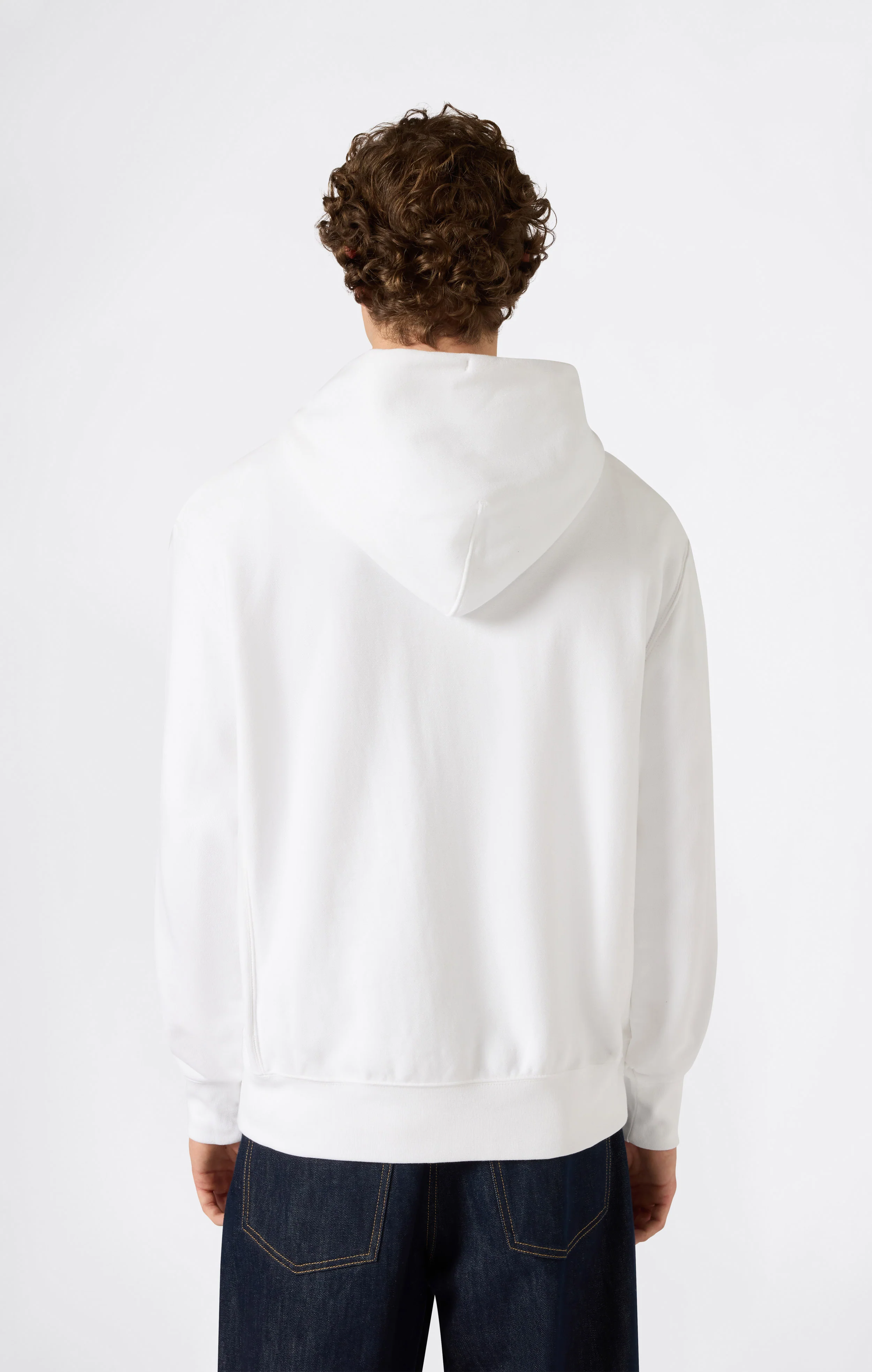Men’s Lightweight Hooded Sweatshirt Reverse Weave - Image 4