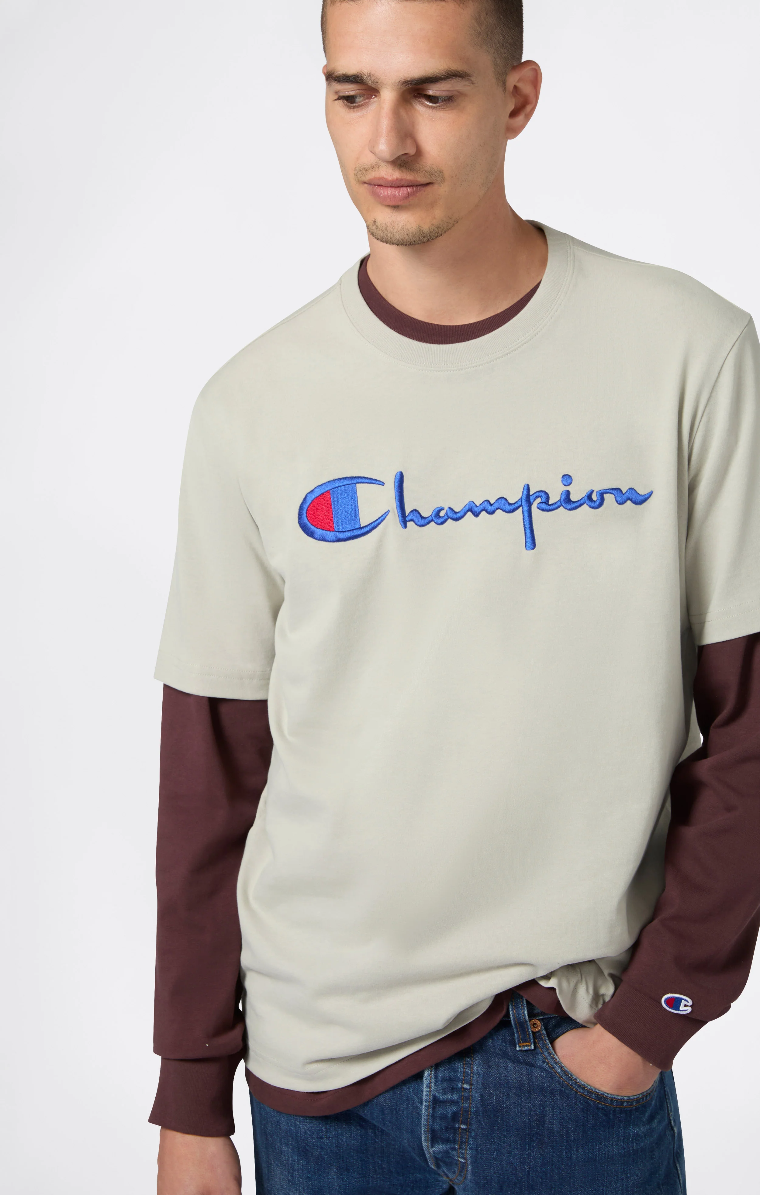 REVERSE WEAVE Men’s T-Shirt - Image 3