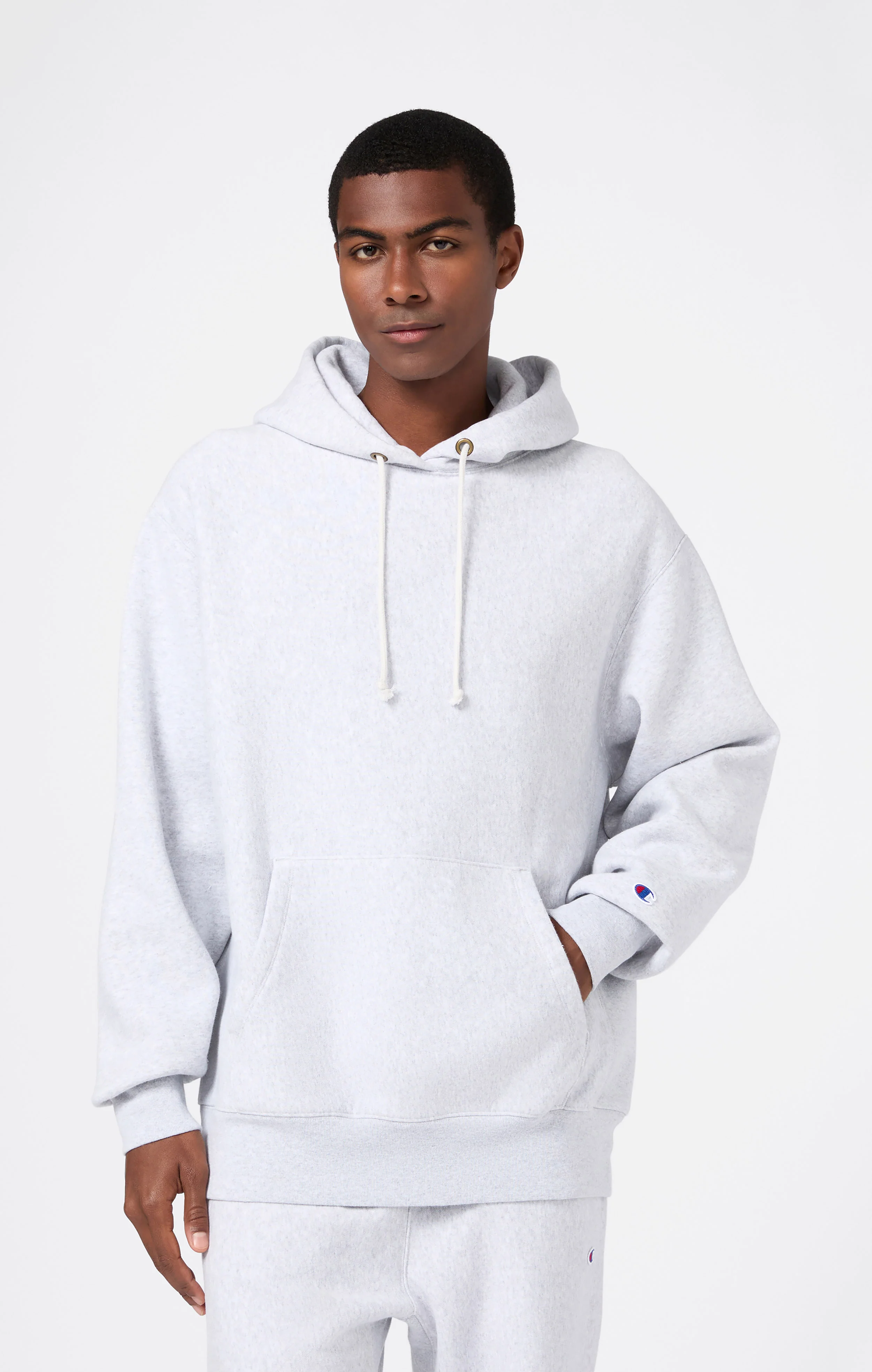 Men’s Heavyweight Fleece Hoodie Reverse Weave - Image 2