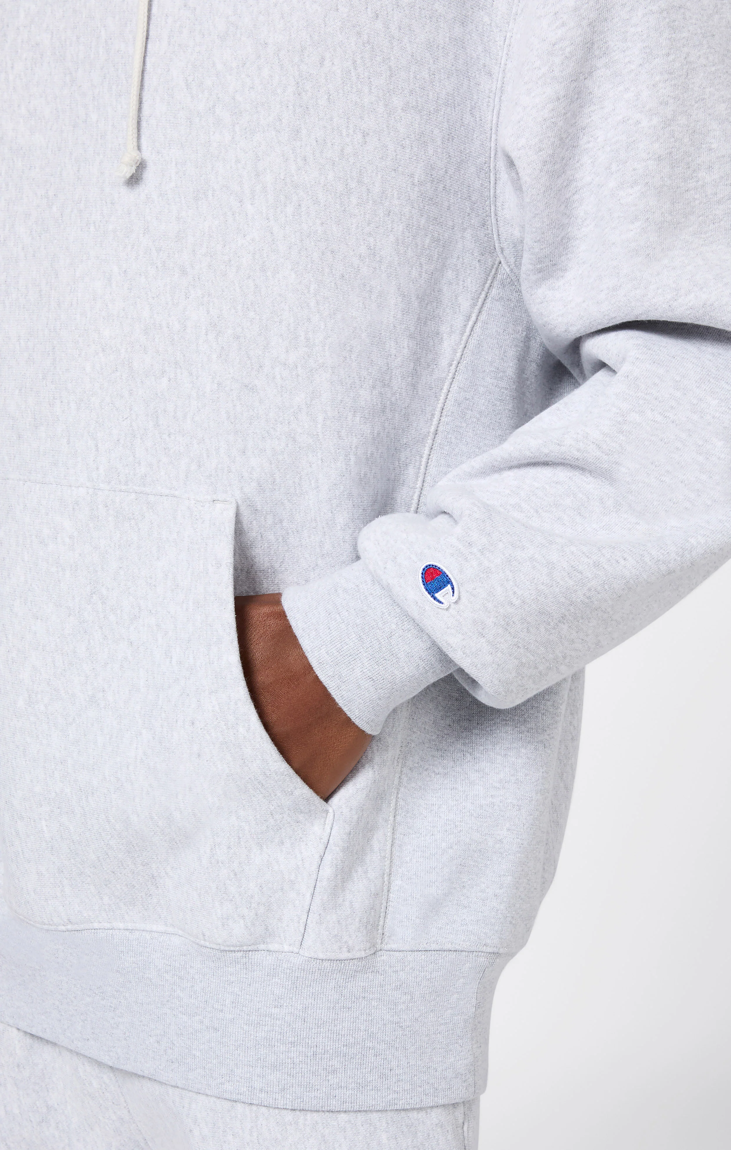 Men’s Heavyweight Fleece Hoodie Reverse Weave - Image 4