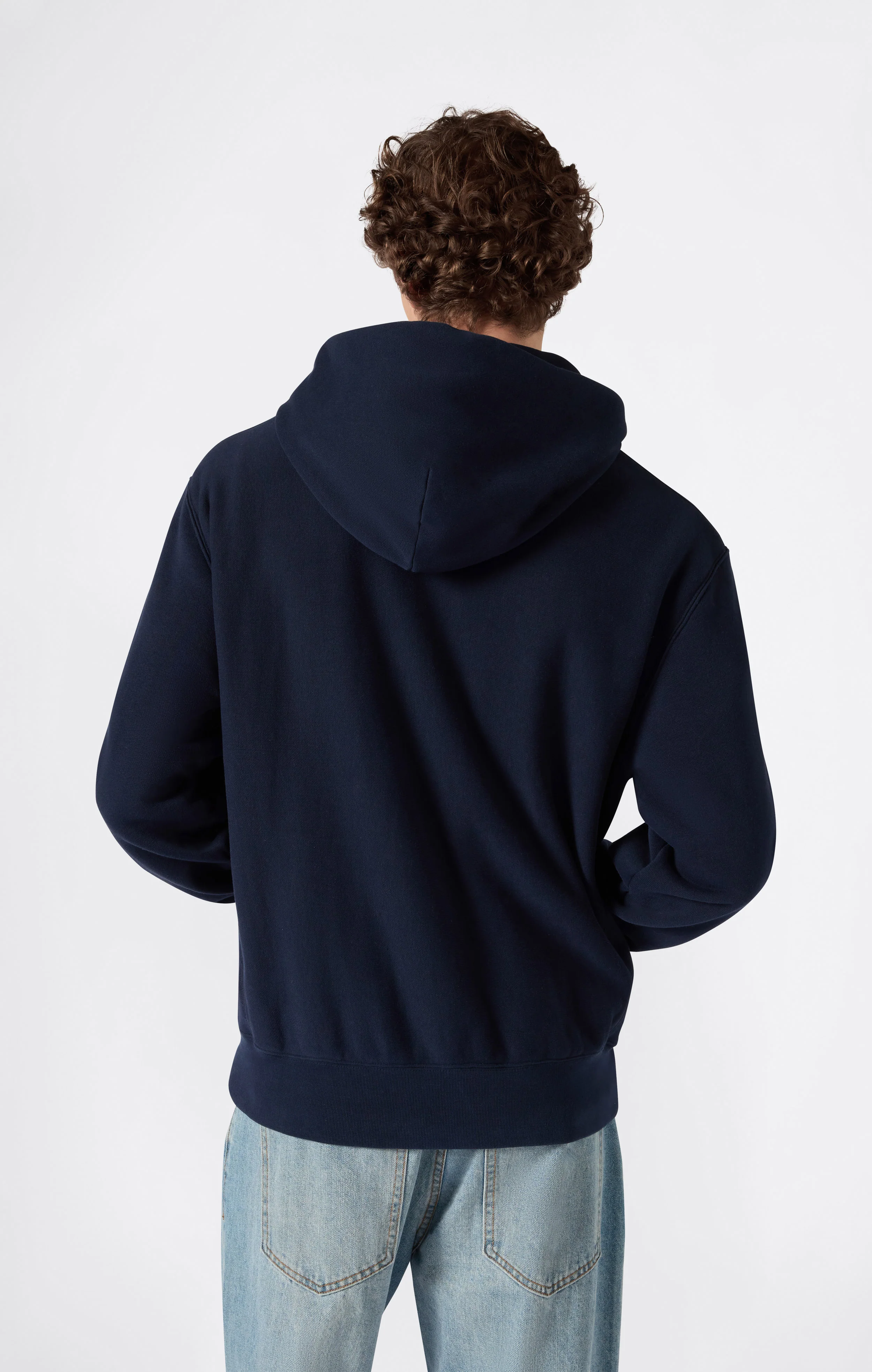 Men’s Heavyweight Fleece Hoodie Reverse Weave - Image 4