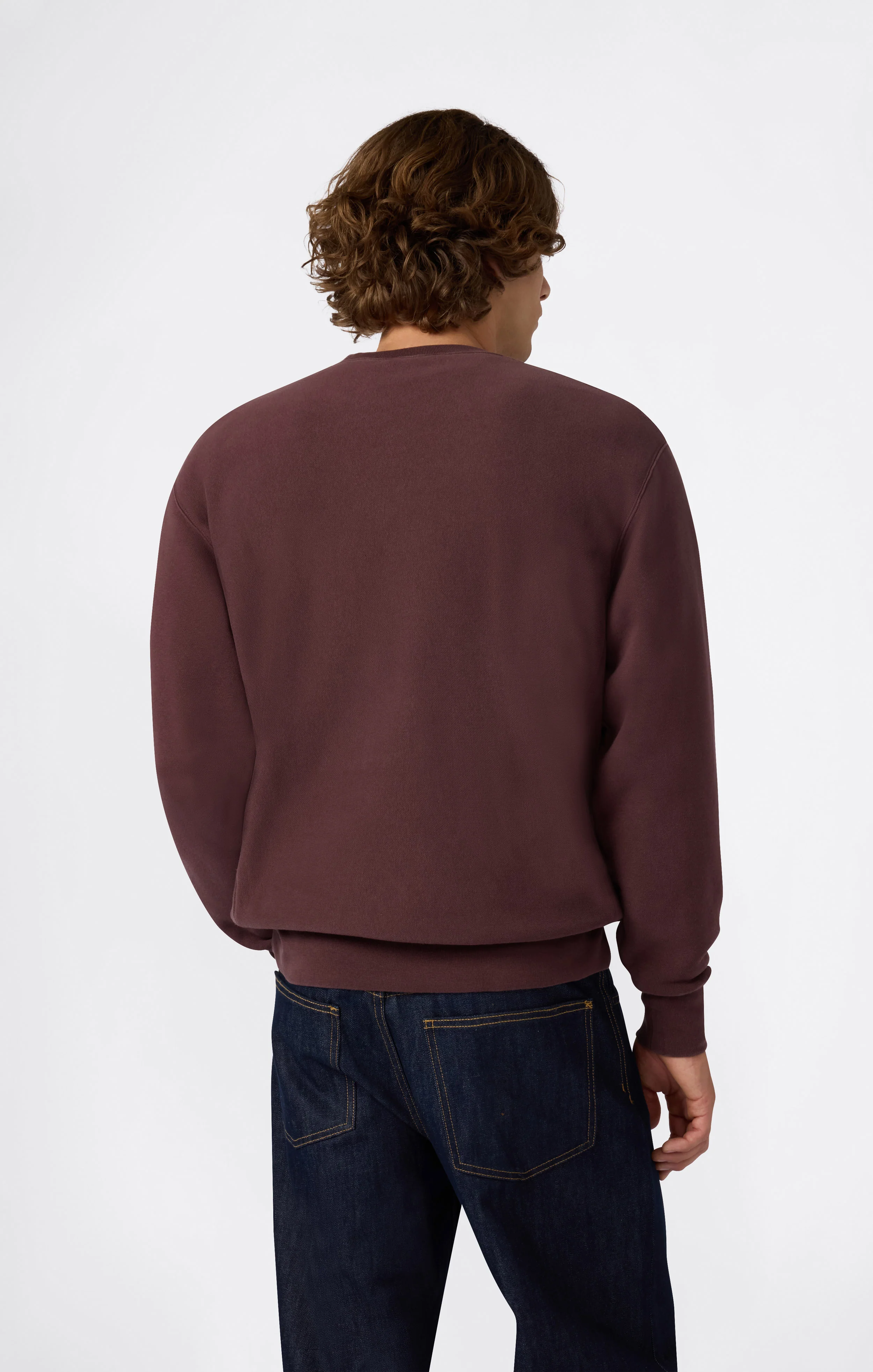 Men’s Heavyweight Fleece Sweatshirt Reverse Weave - Image 2