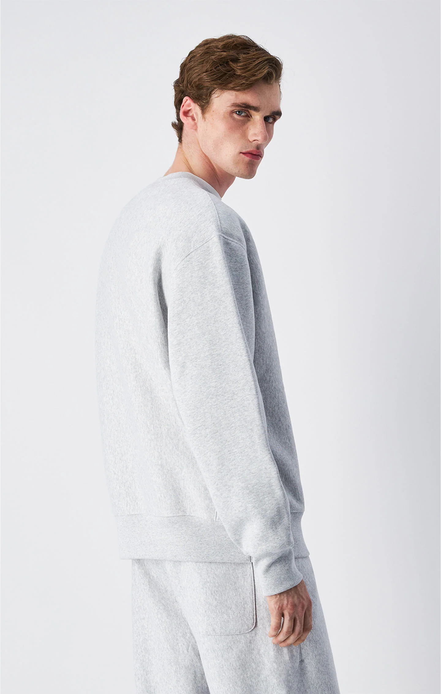 Men’s Heavyweight Fleece Sweatshirt Reverse Weave - Image 3