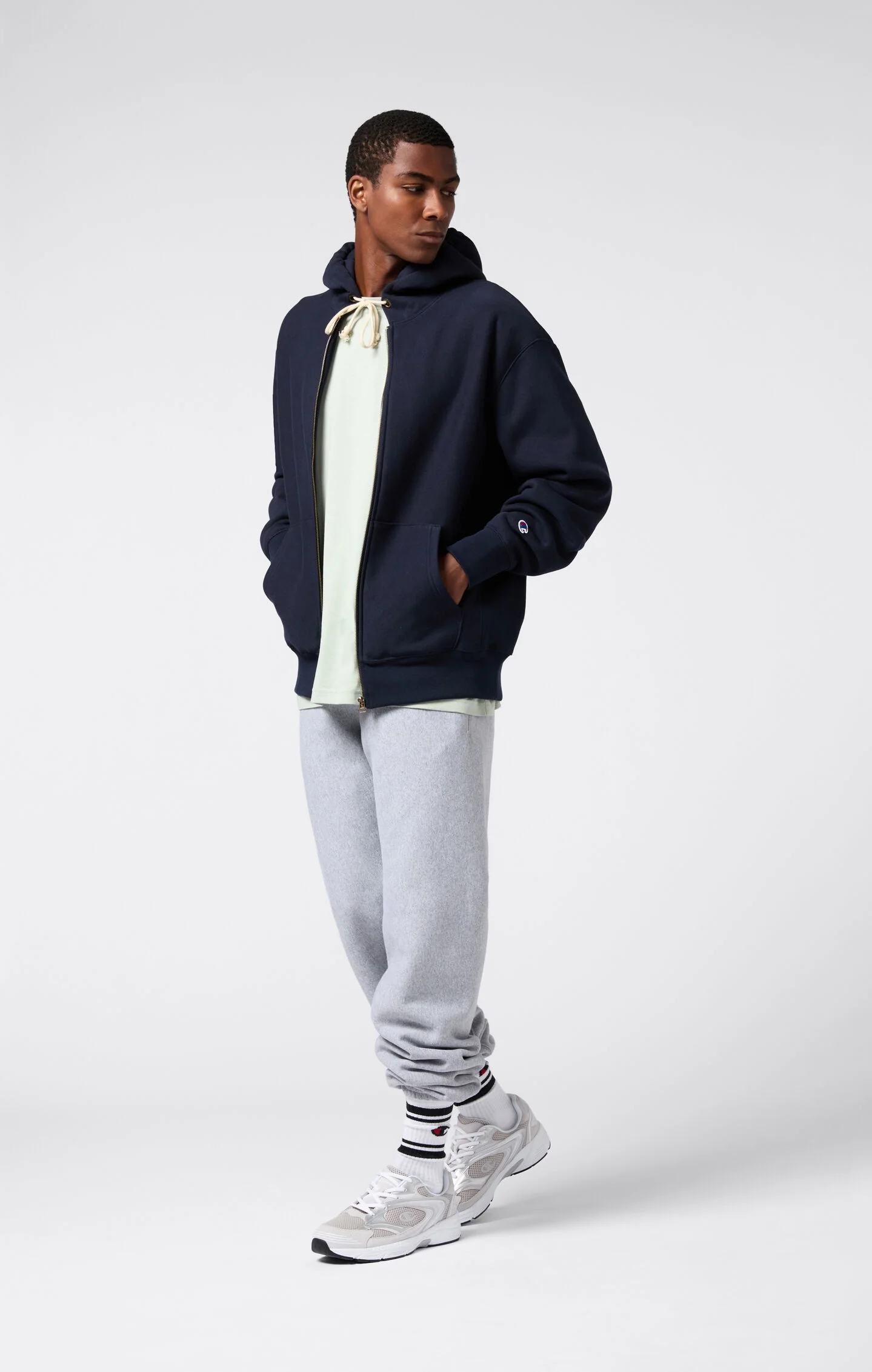 Reverse Weave Sweat Pants Made In USA - Image 2