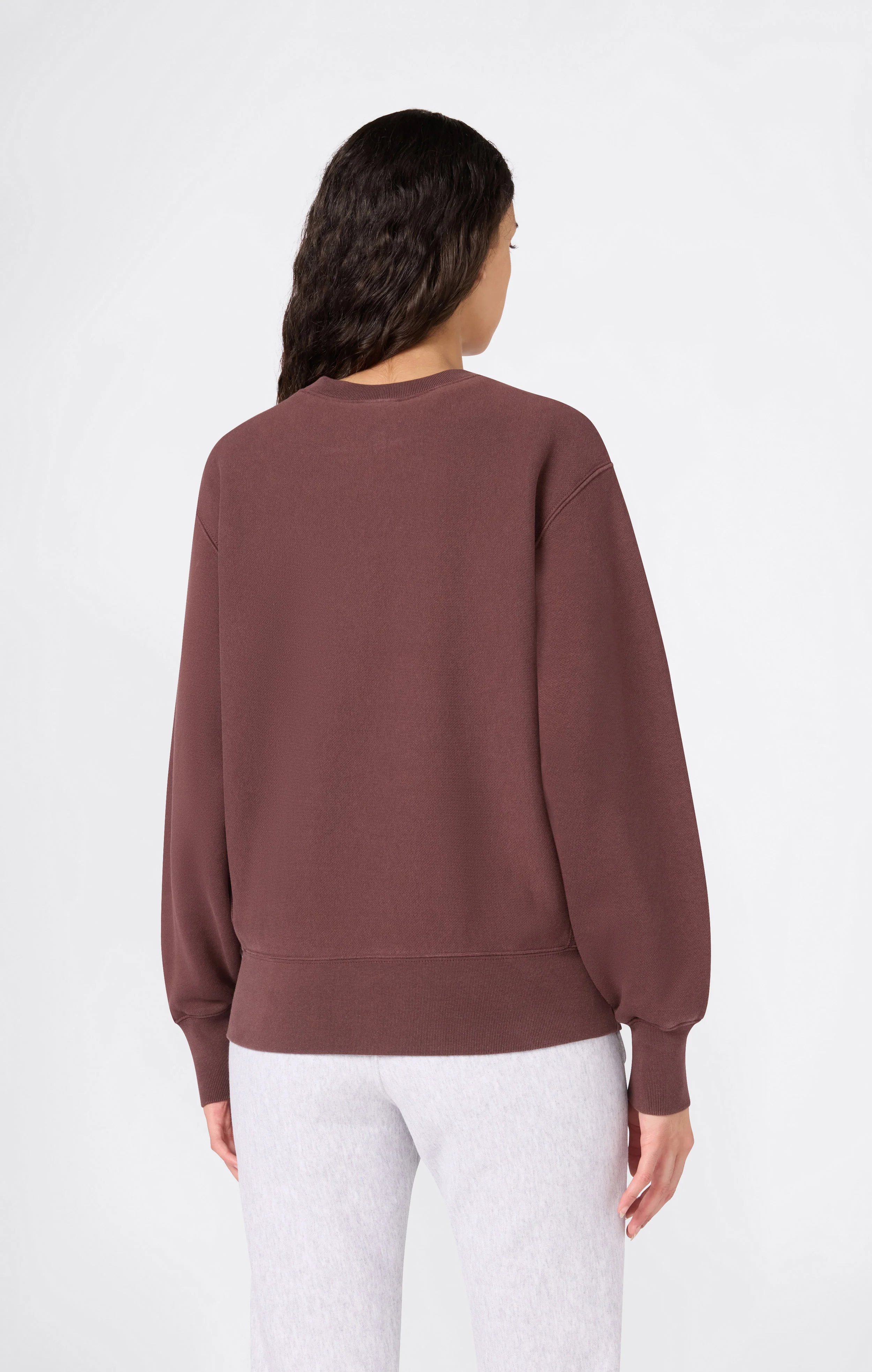 Women’s Heavyweight Fleece Sweatshirt Reverse Weave - Image 3
