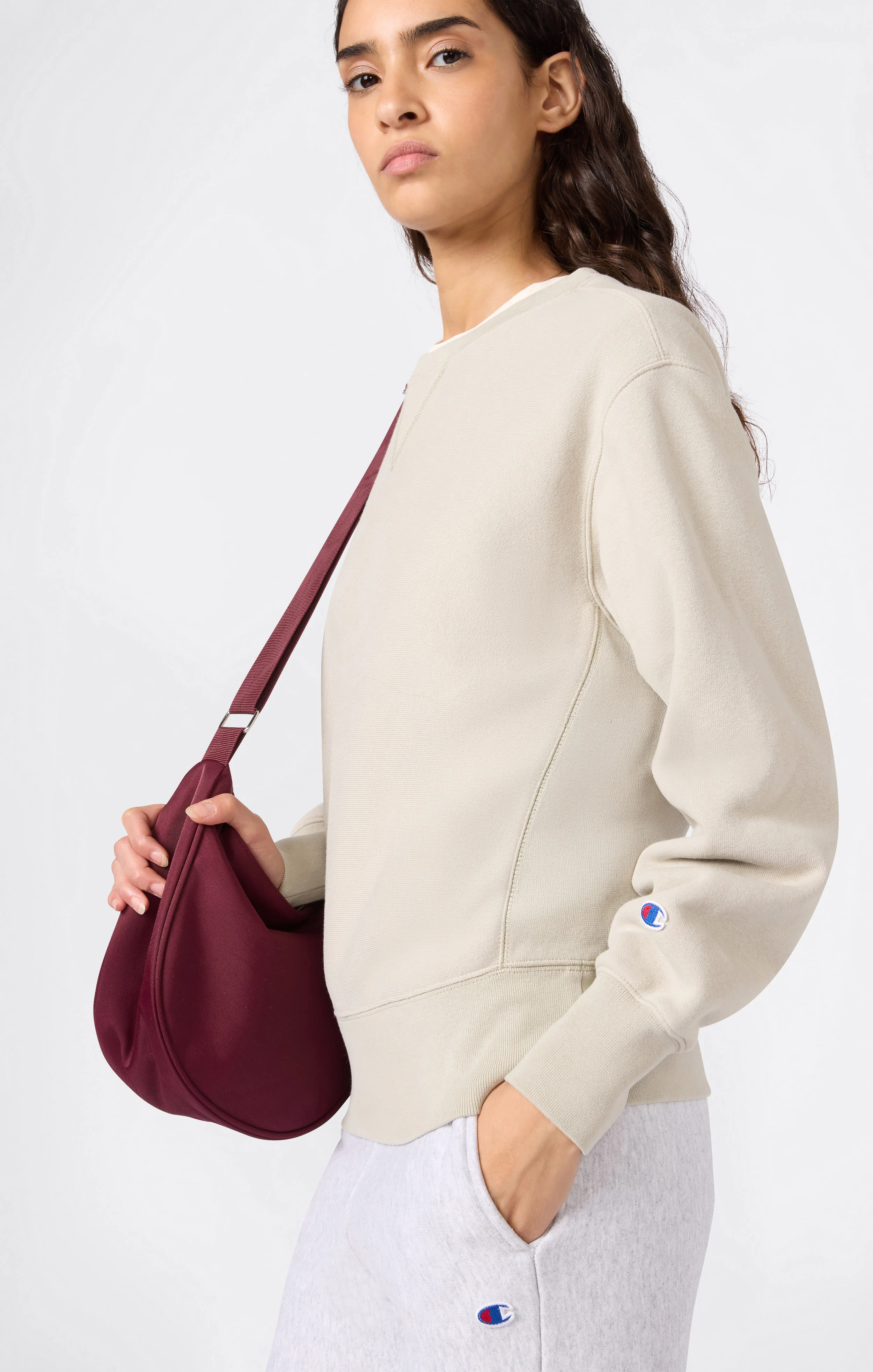 Women’s Heavyweight Fleece Sweatshirt Reverse Weave - Image 4