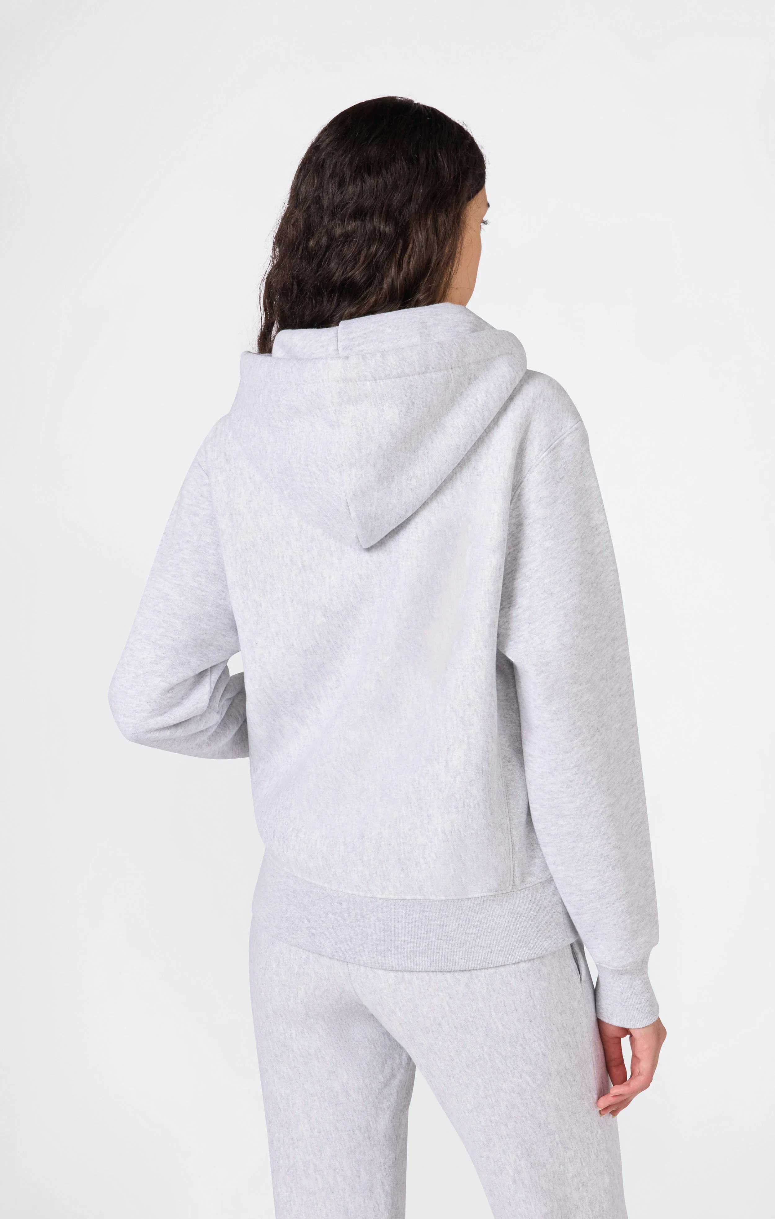 Women’s Heavyweight Full-Zip Fleece Hoodie Reverse Weave - Image 5