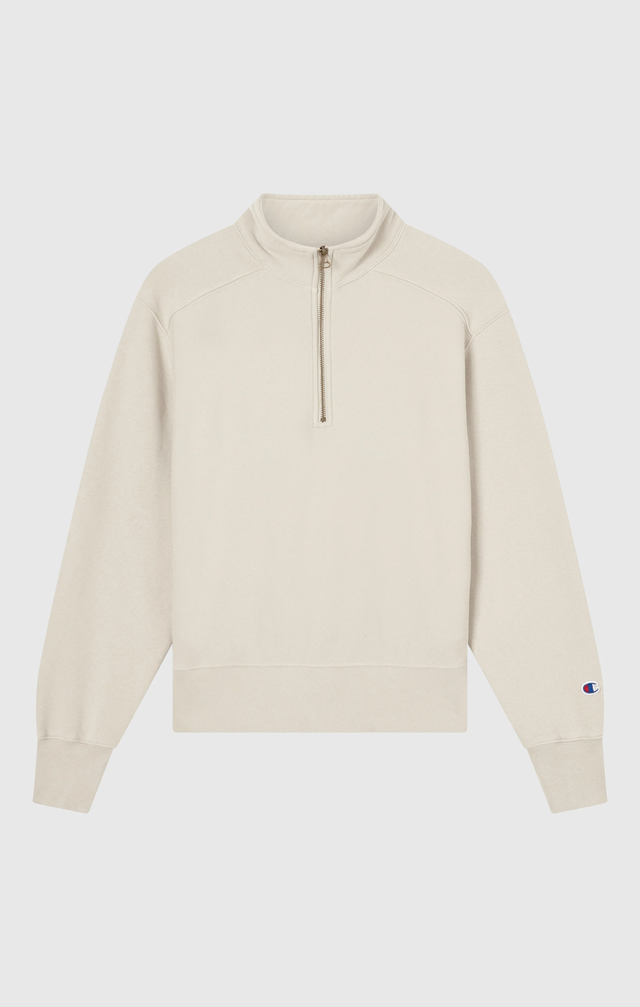 Women’s Heavyweight Half-Zip Fleece Sweatshirt Reverse Weave - Image 6