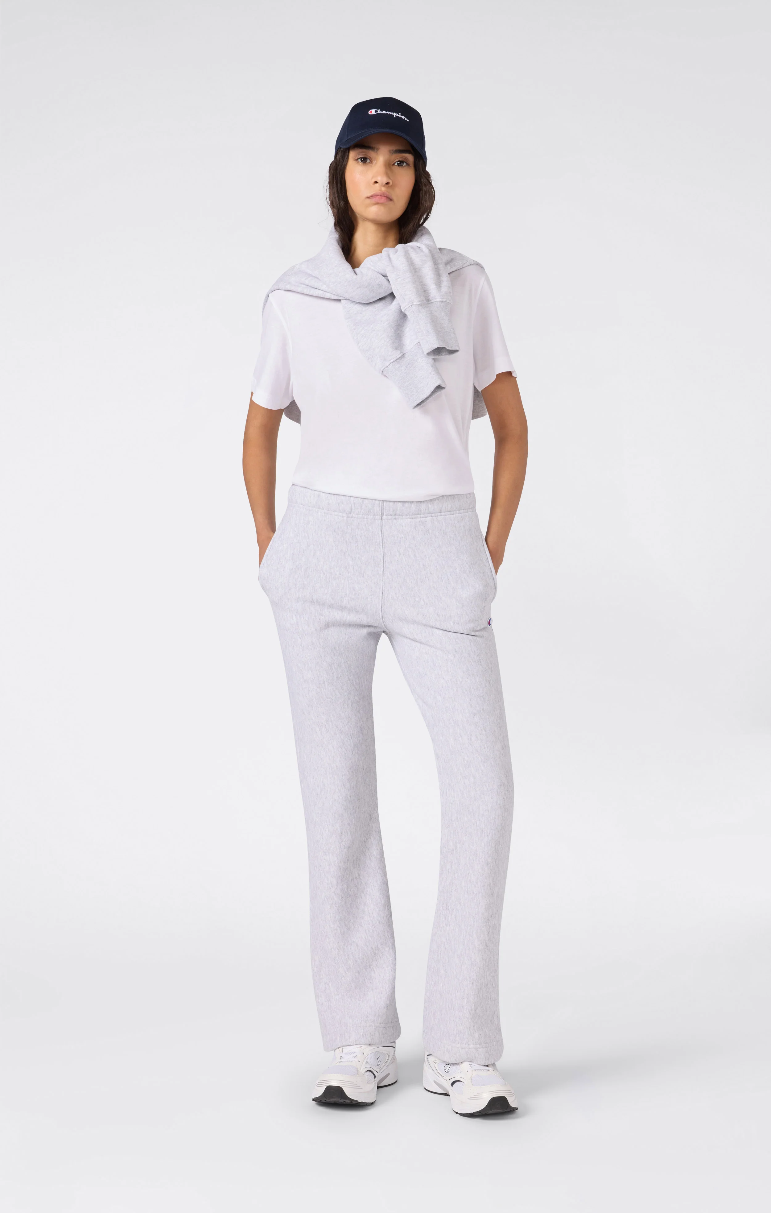 Women’s Heavyweight Fleece Long Jogger Pants Reverse Weave - Image 2