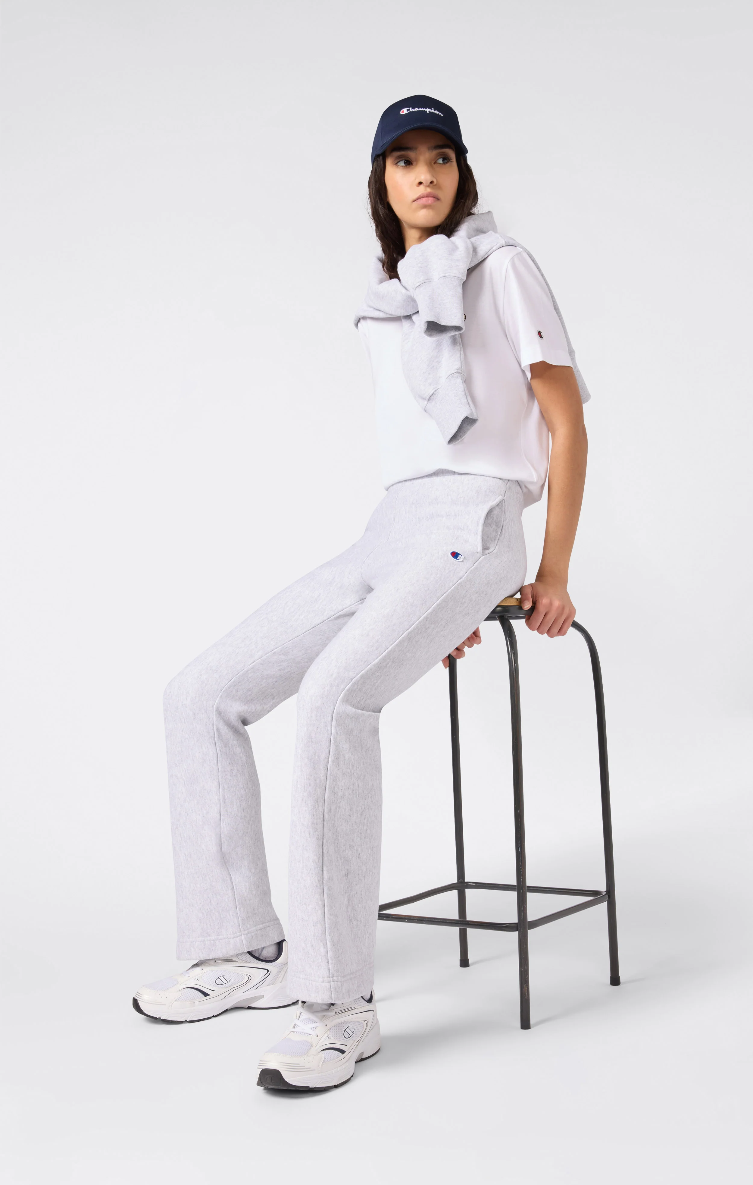 Women’s Heavyweight Fleece Long Jogger Pants Reverse Weave - Image 5