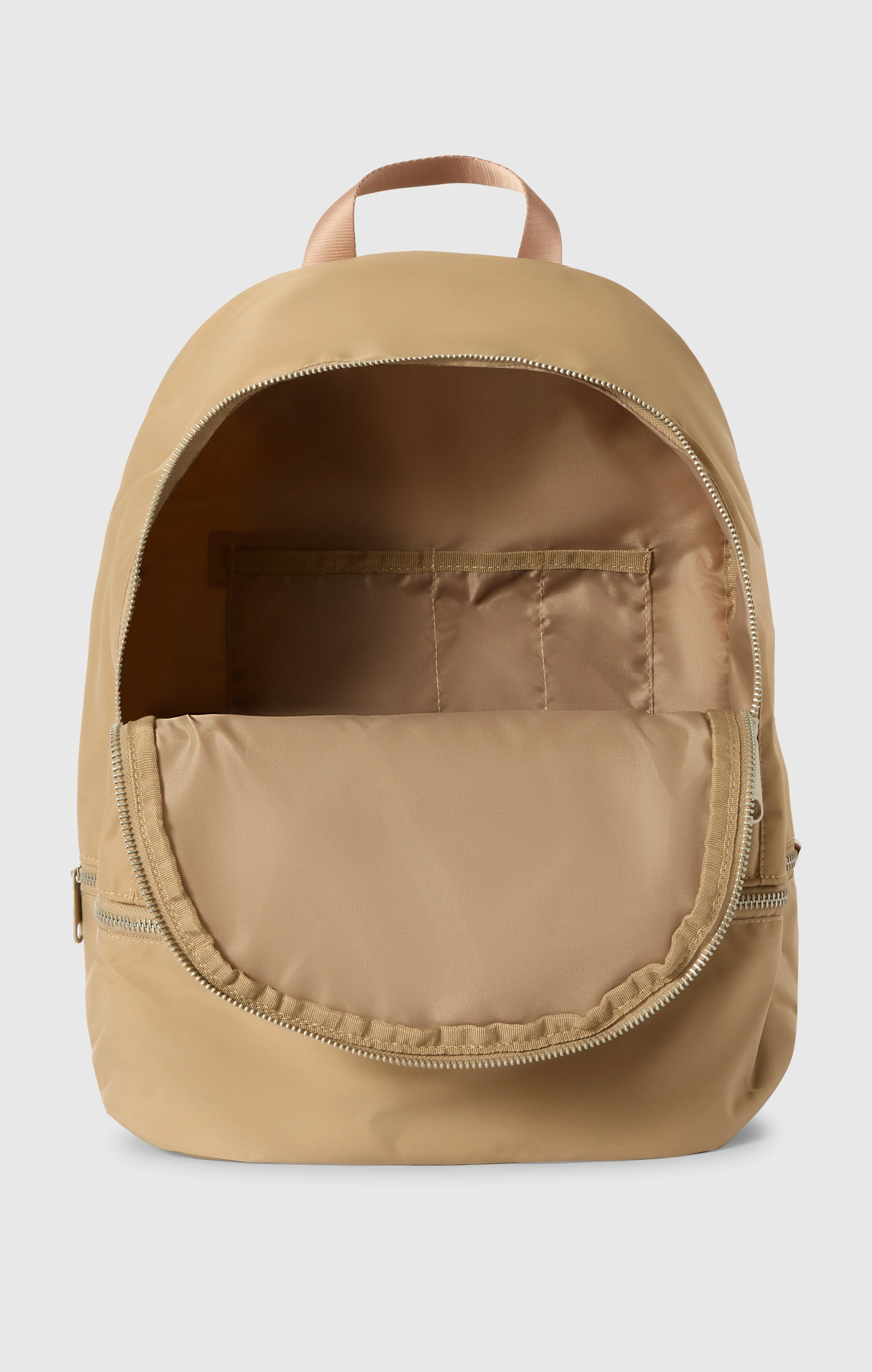 Satin Backpack with Bottom Compartment - Image 3