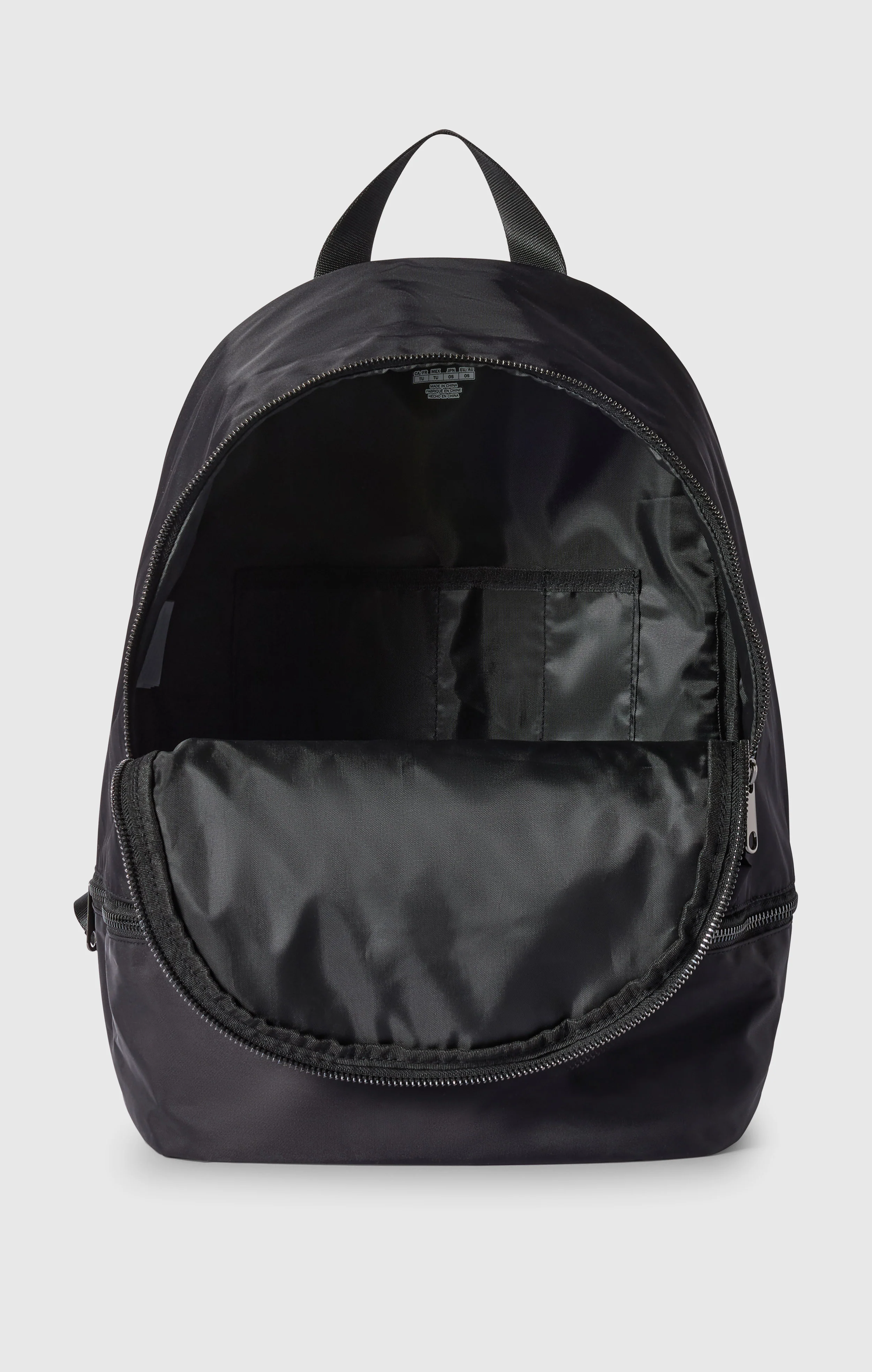 Satin Backpack with Bottom Compartment - Image 4