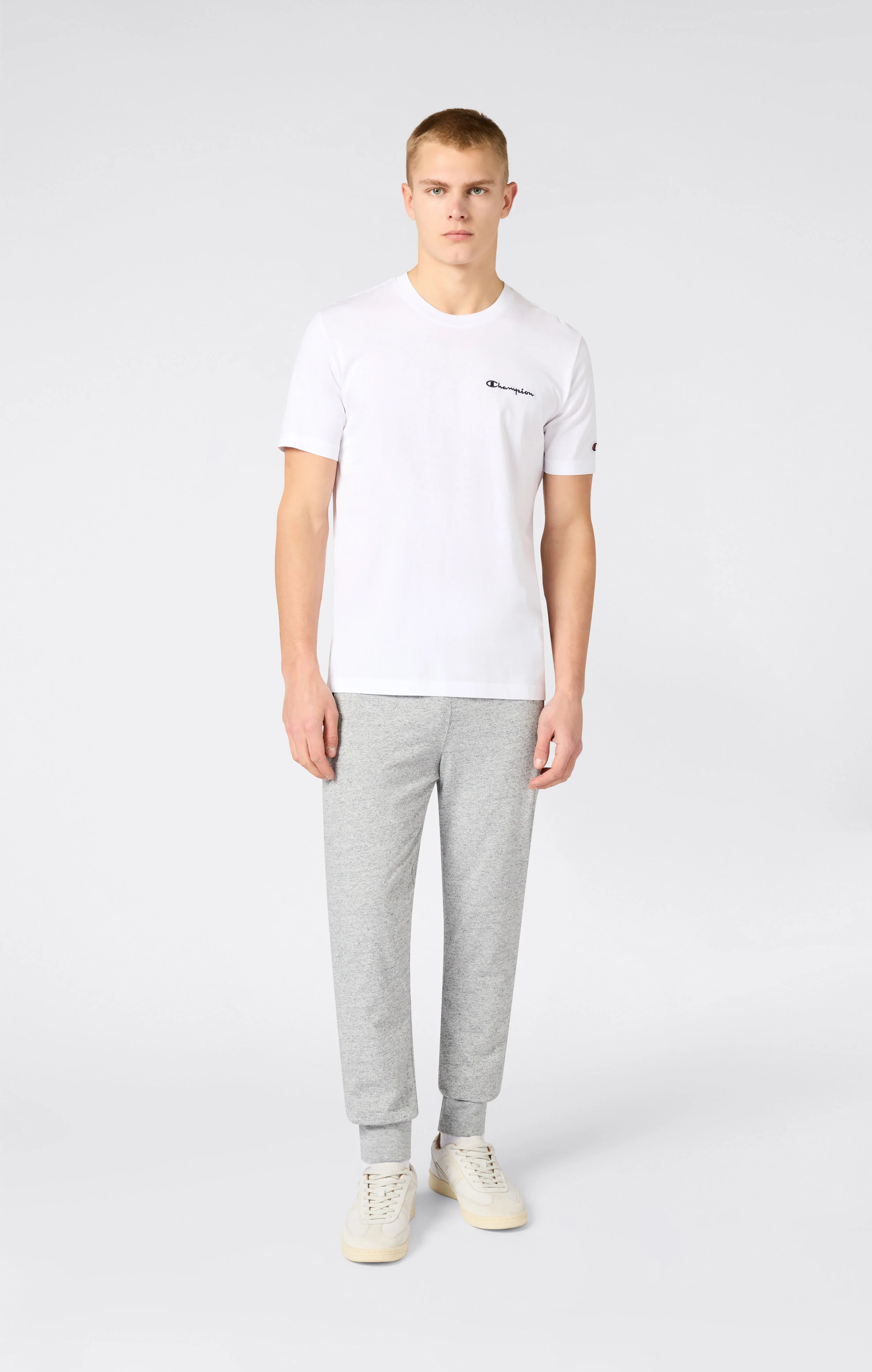 Slim Fit Men's Light Rib Cuff Pants with Zip Pockets Icons - Image 2