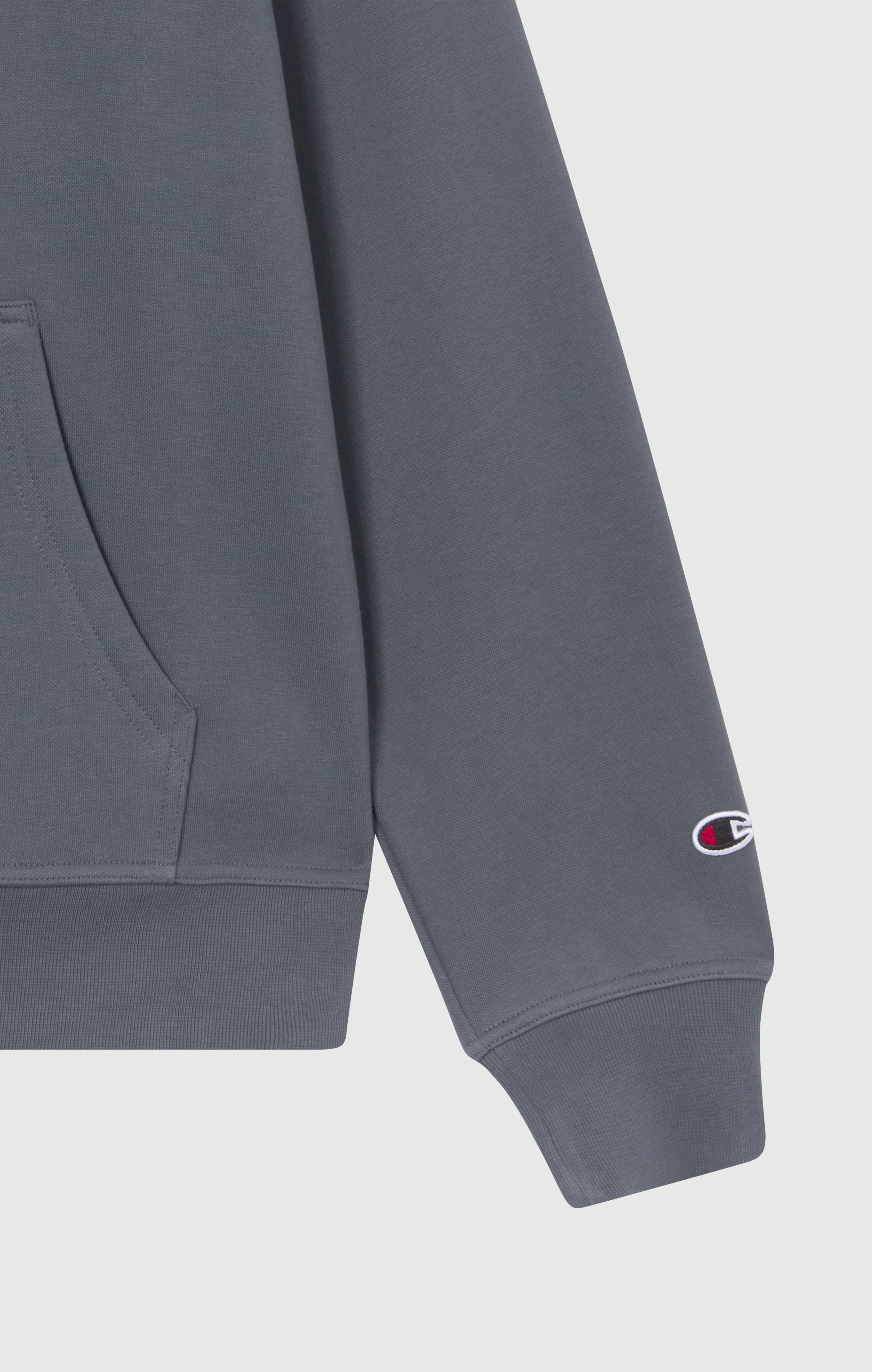 Men’s Fleece Hoodie with Big Embroidered Logo Icons - Image 7