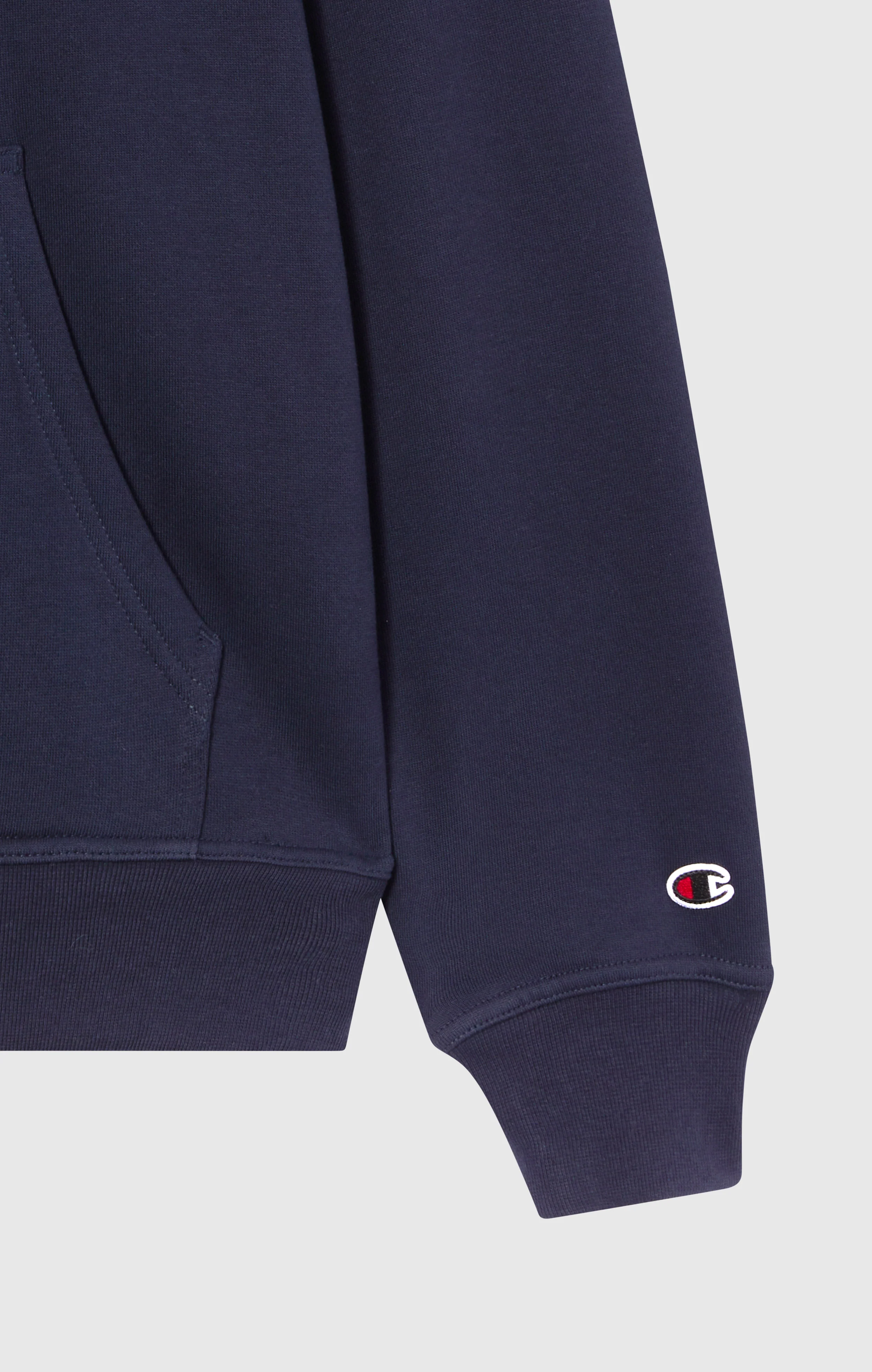 Men’s Fleece Hoodie with Big Embroidered Logo Icons - Image 7