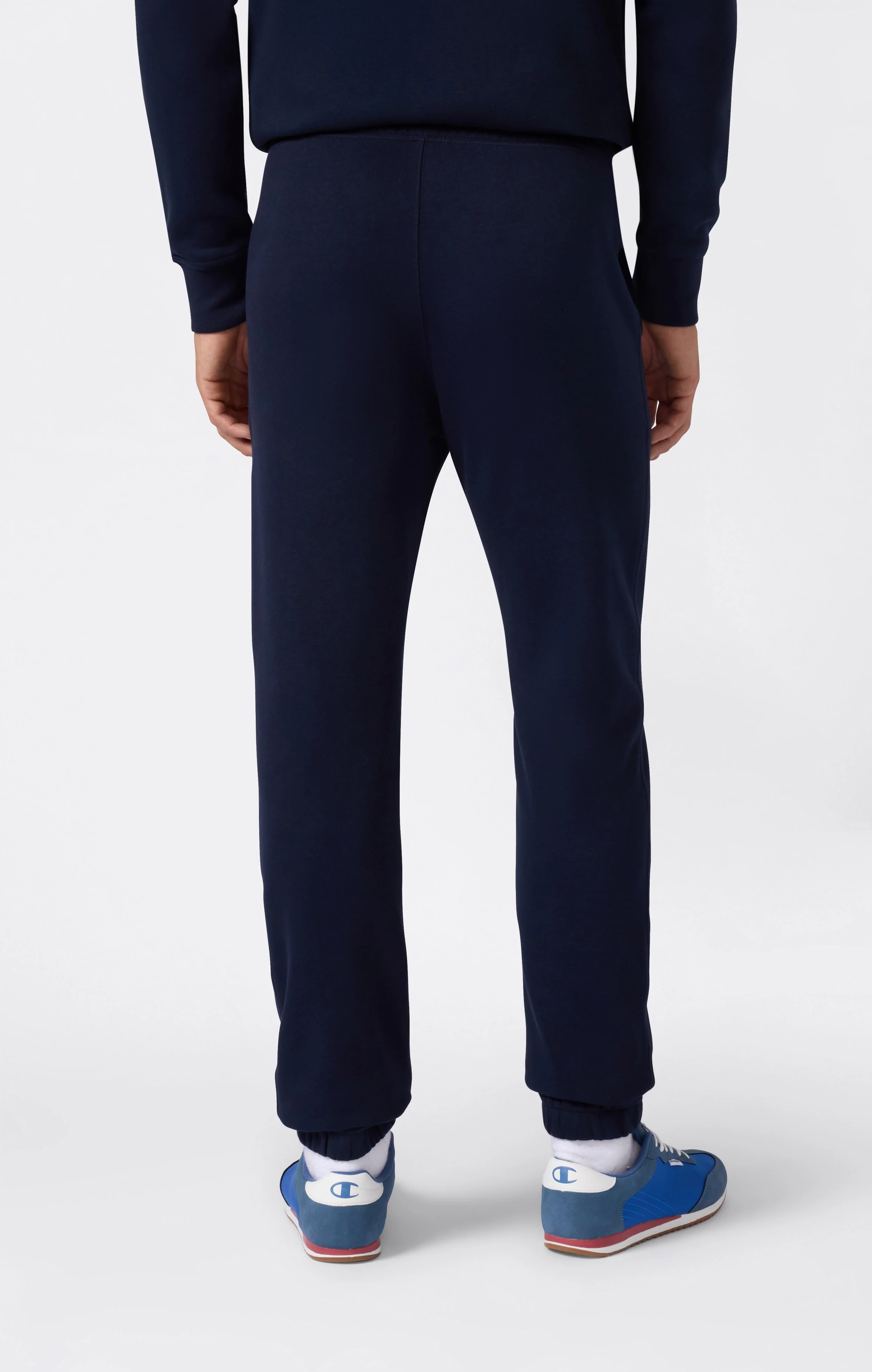 Men’s Elastic Cuff Slim Fit Fleece Joggers Icons - Image 3