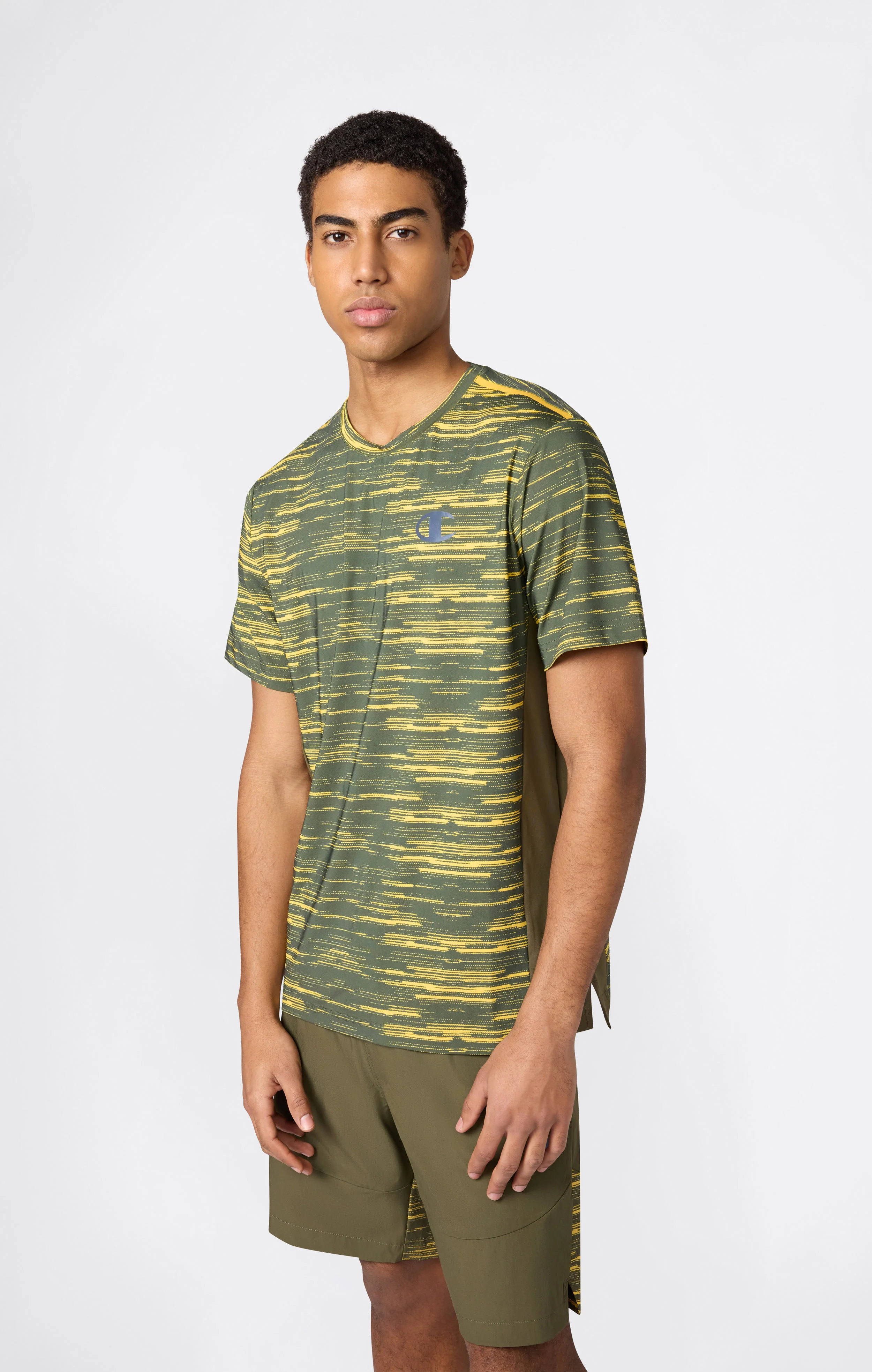 Training Quick-Dry Allover Print T-Shirt for Men