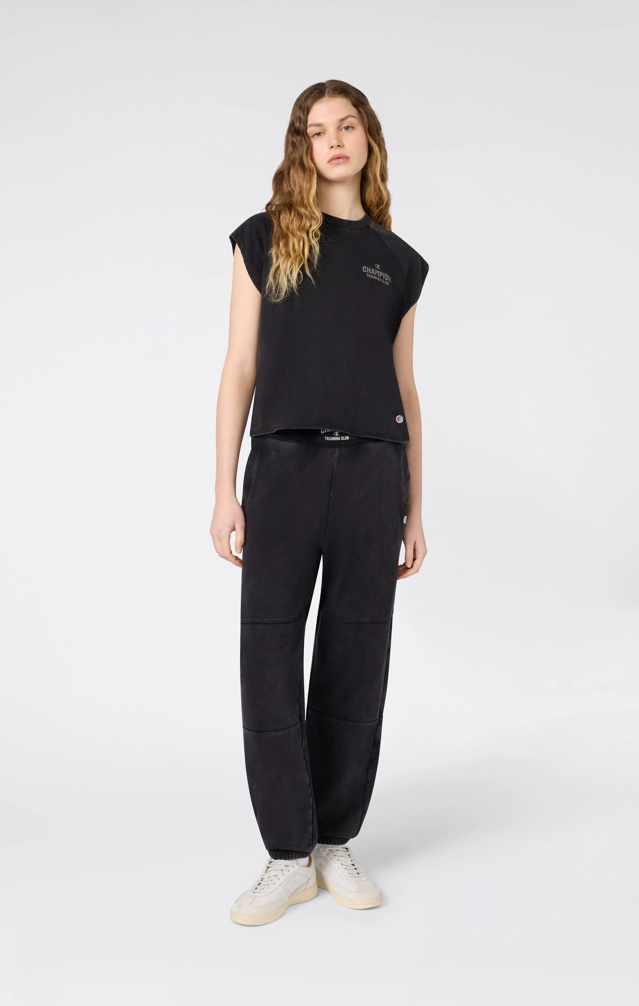 Women’s Boxing-Inspired Elastic Cuff Pants - Image 2